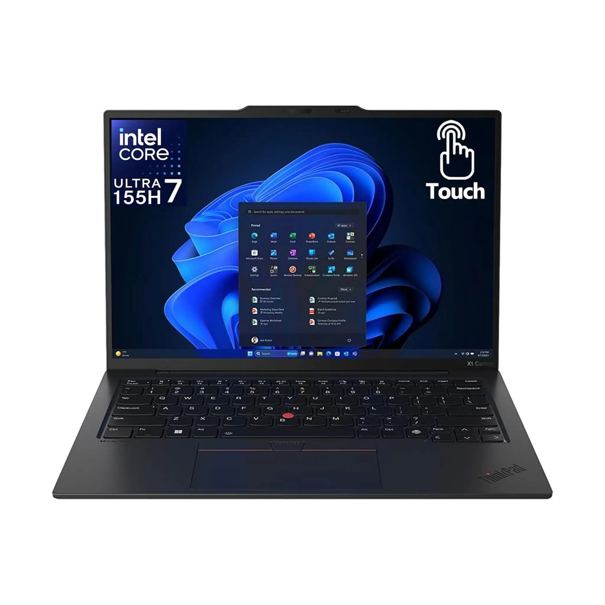 Lenovo ThinkPad X1 Carbon Gen 12 Laptop (2024) – 14" WUXGA Touch, Intel Core Ultra 7 155U, 32GB RAM, 1TB SSD, Windows 11 Pro
