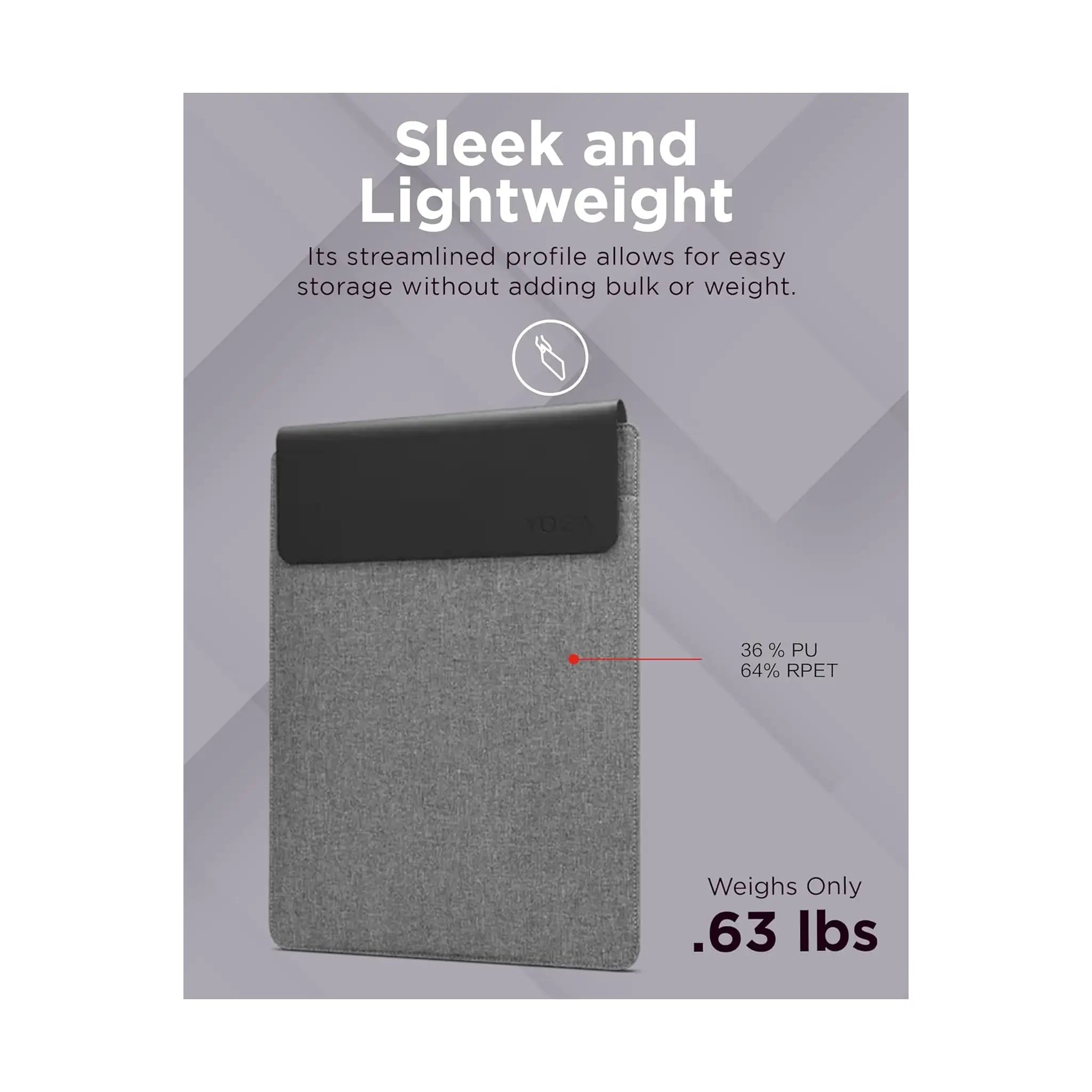 Lenovo Yoga Laptop Sleeve - 16-inch, Grey