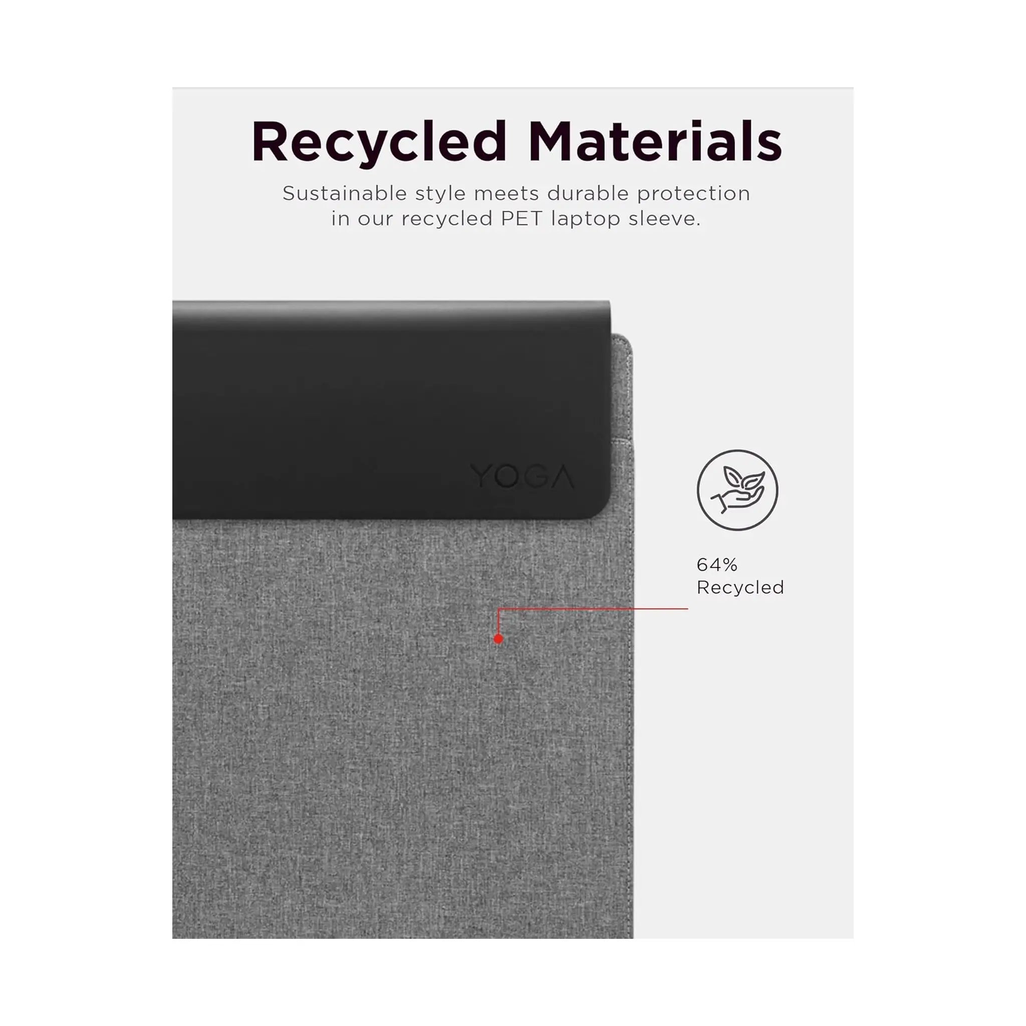 Lenovo Yoga Laptop Sleeve - 16-inch, Grey