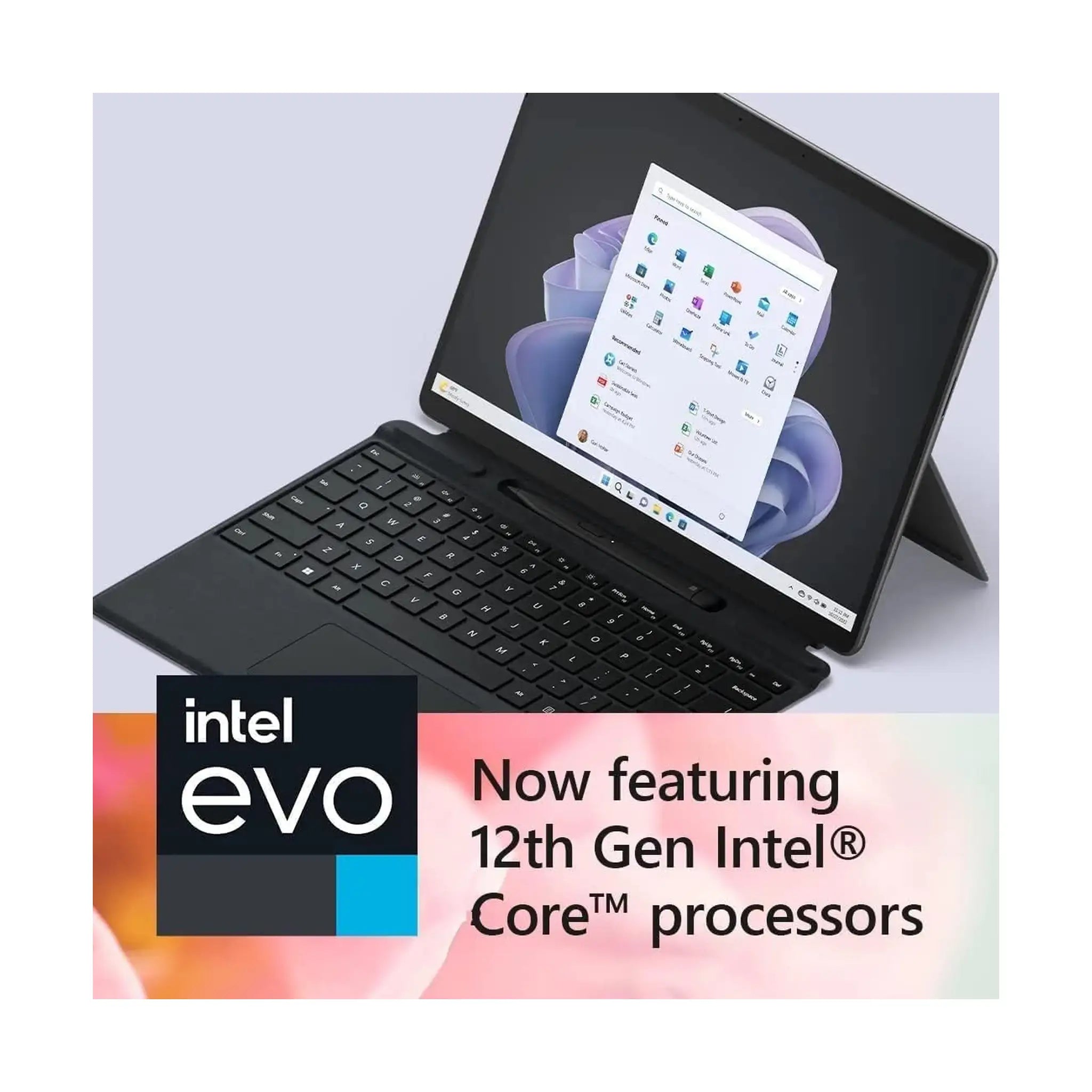 Microsoft Surface Pro 9 5G, 8GB RAM, 256GB SSD - Platinum