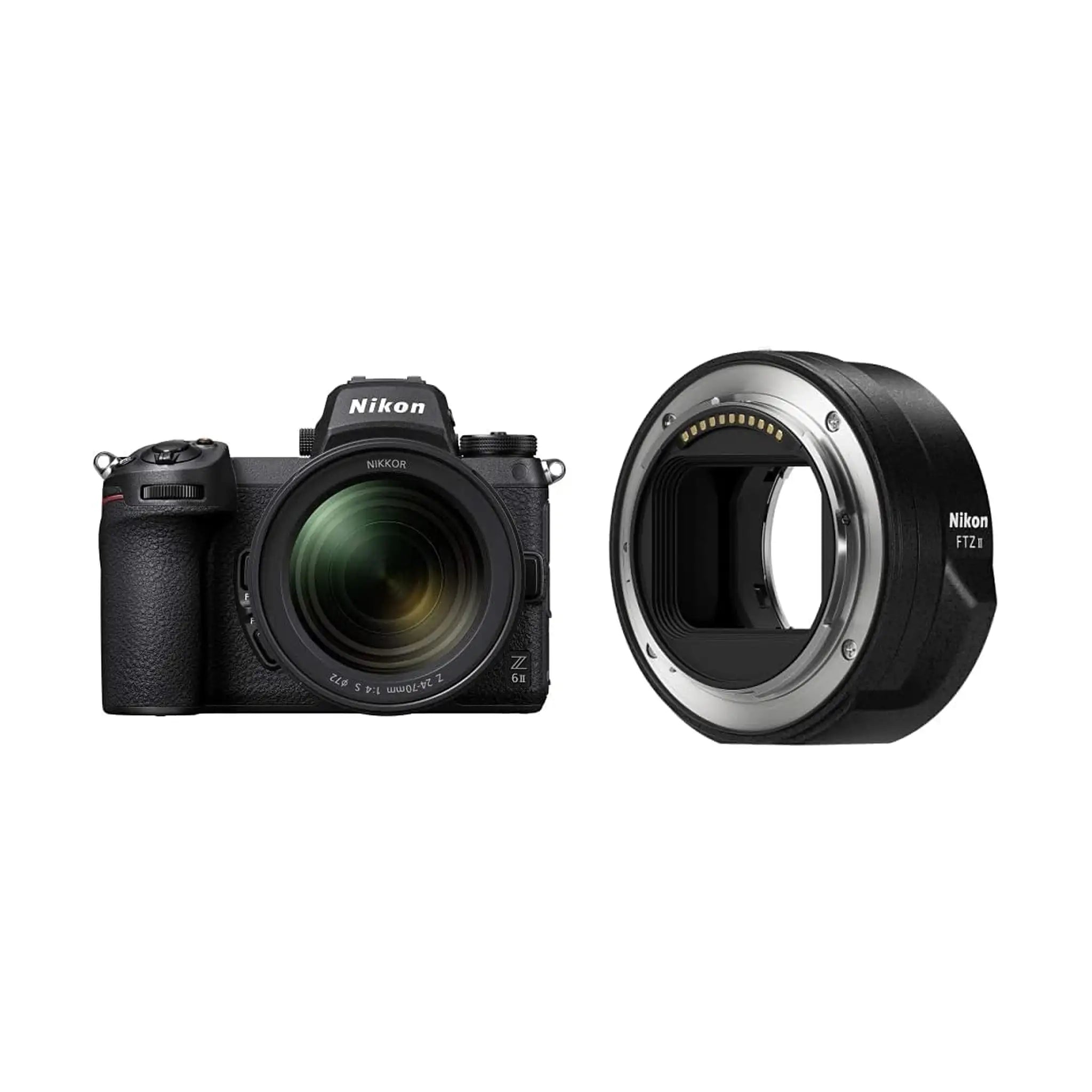 #Bundle Option_ + 24-70mm f/4 Lens & Mount Adapter FTZ II, Black