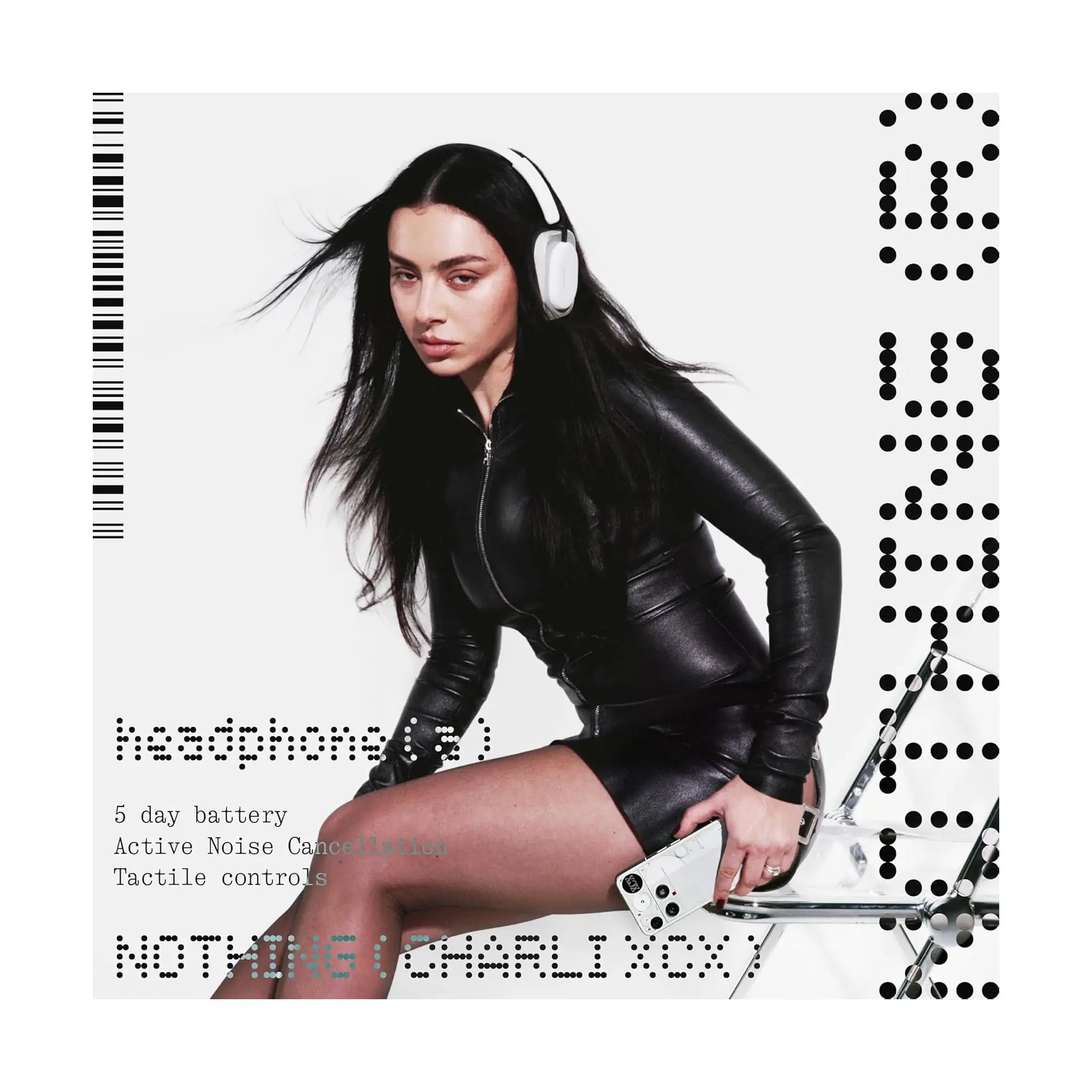 Nothing Headphone (a) Wireless Over Ear Headphones – ANC, Hi-Res, LDAC, 135h Battery