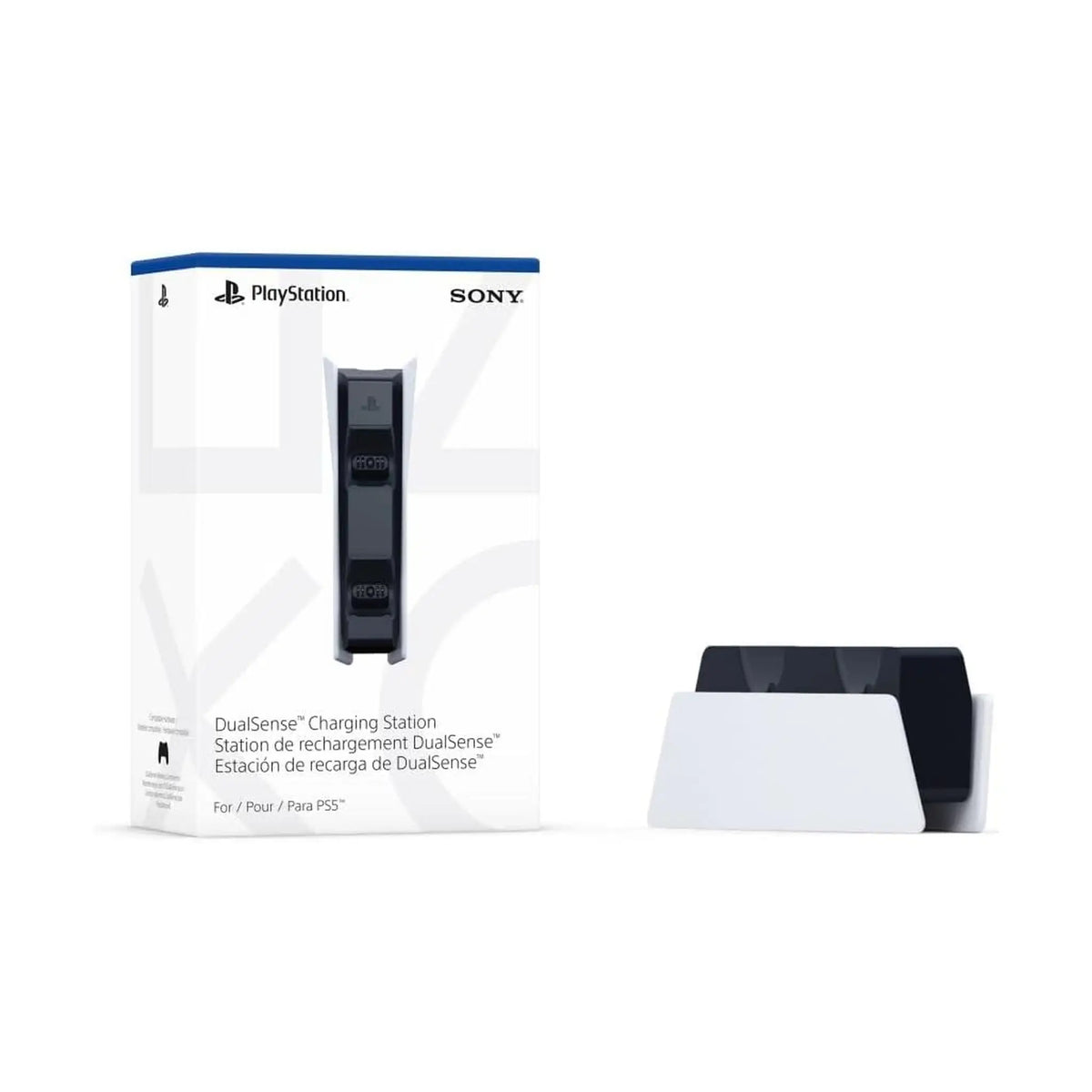 PlayStation DualSense Charging Station – Charges Two PS5 Controllers, Black