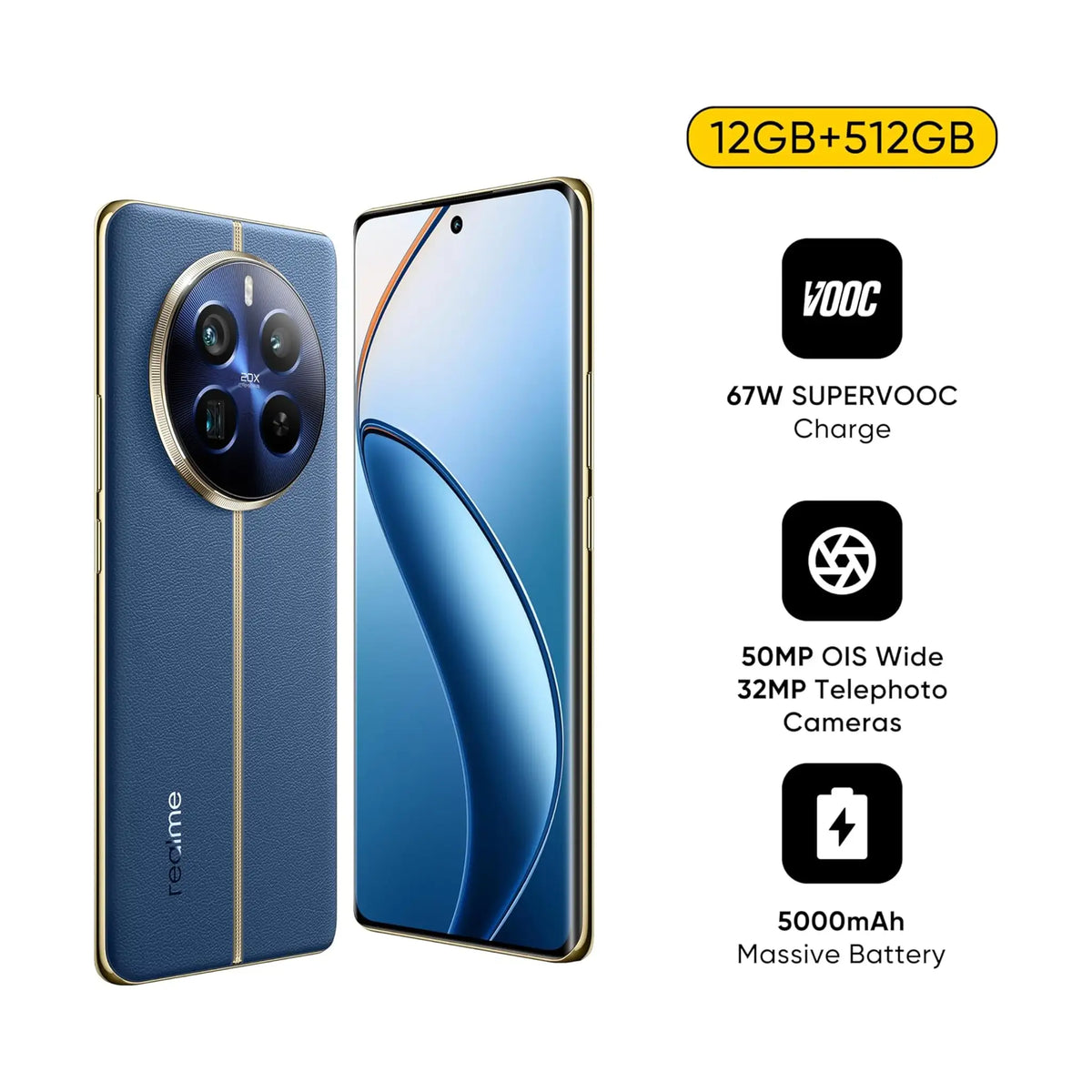 Realme 12 Pro 5G Dual SIM - 512GB, 12GB RAM