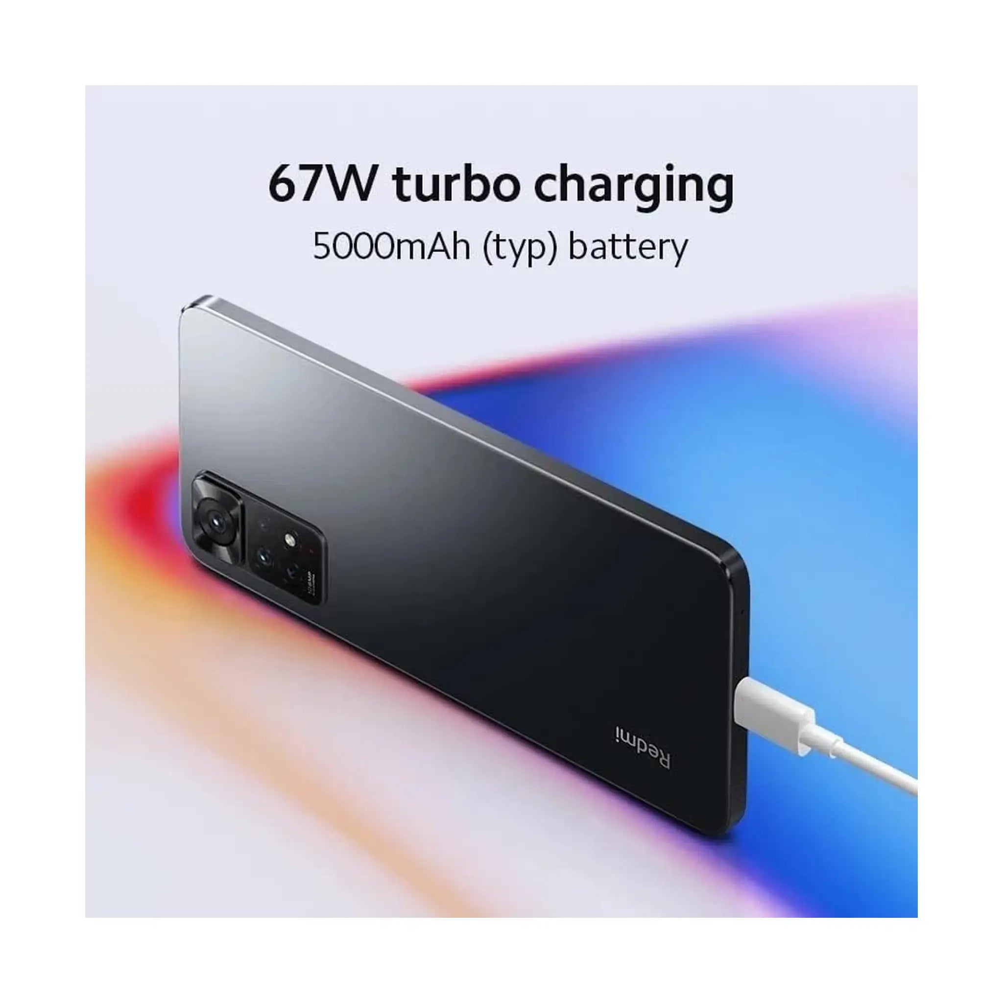 Redmi Note 11 Pro 4G, 6GB RAM - Graphite Gray