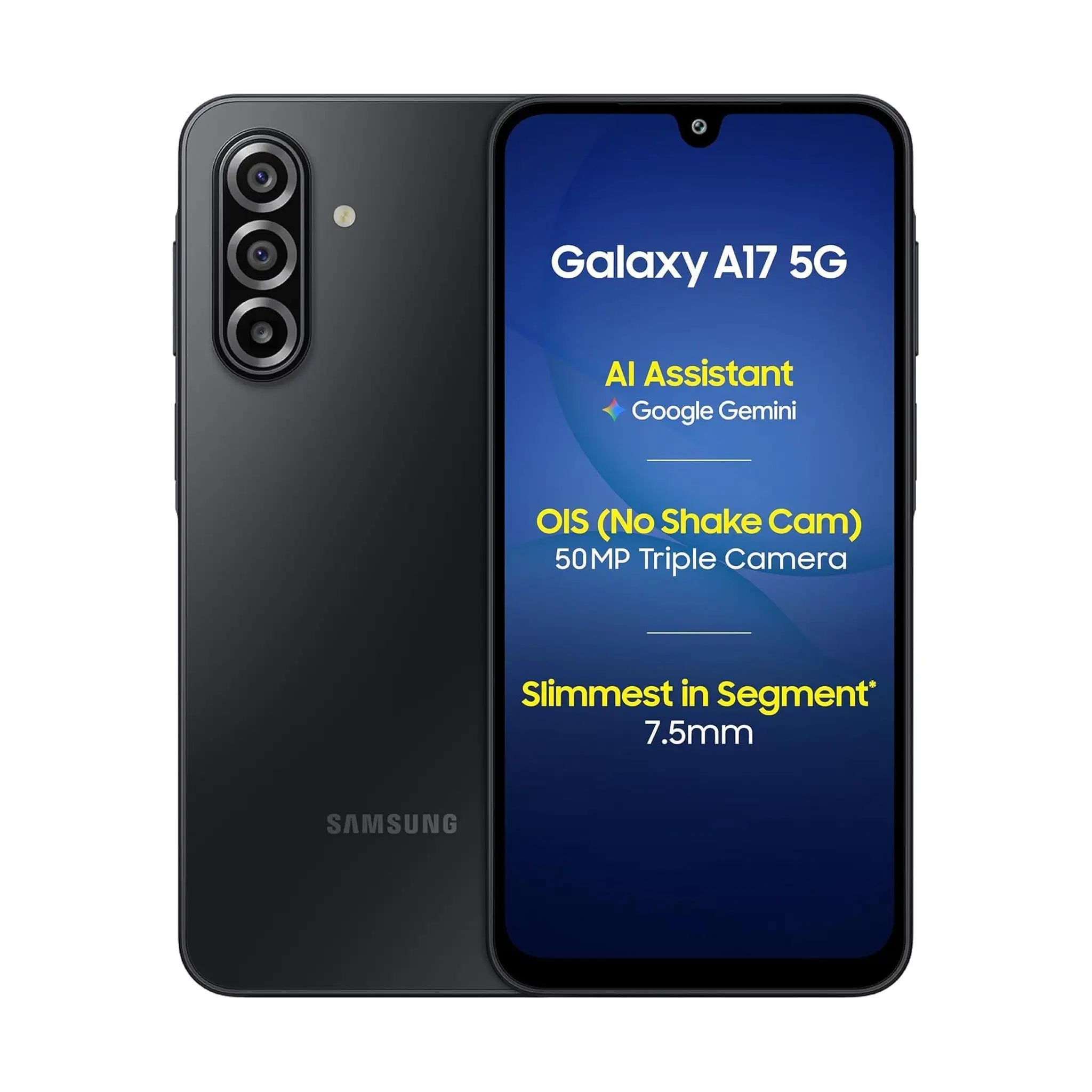 Samsung Galaxy A17 5G Android Smartphone – 8GB RAM, 256GB Storage, 50MP OIS Camera, Large Display (International Version)