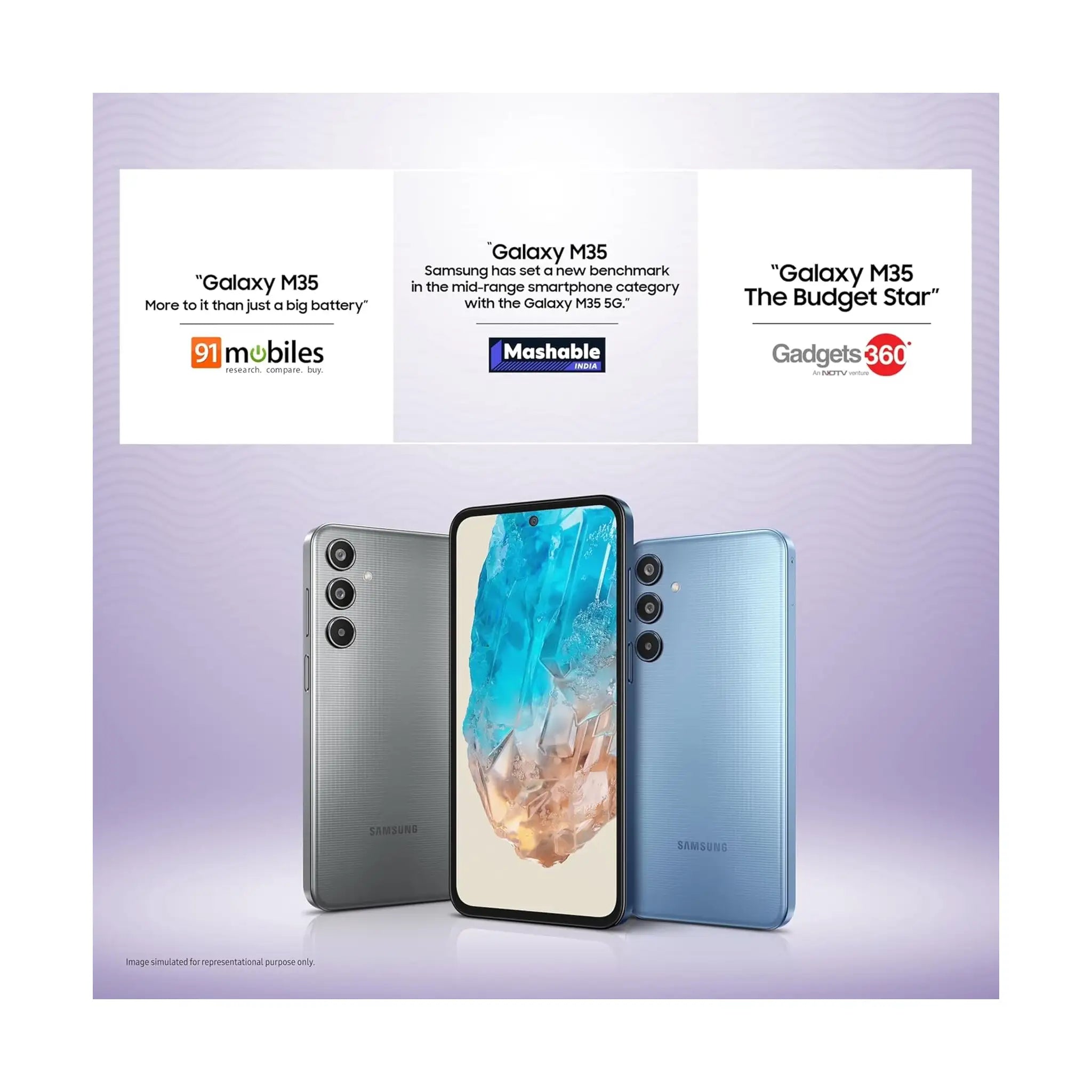 Samsung Galaxy M35 5G - 6GB RAM - 128GB Storage