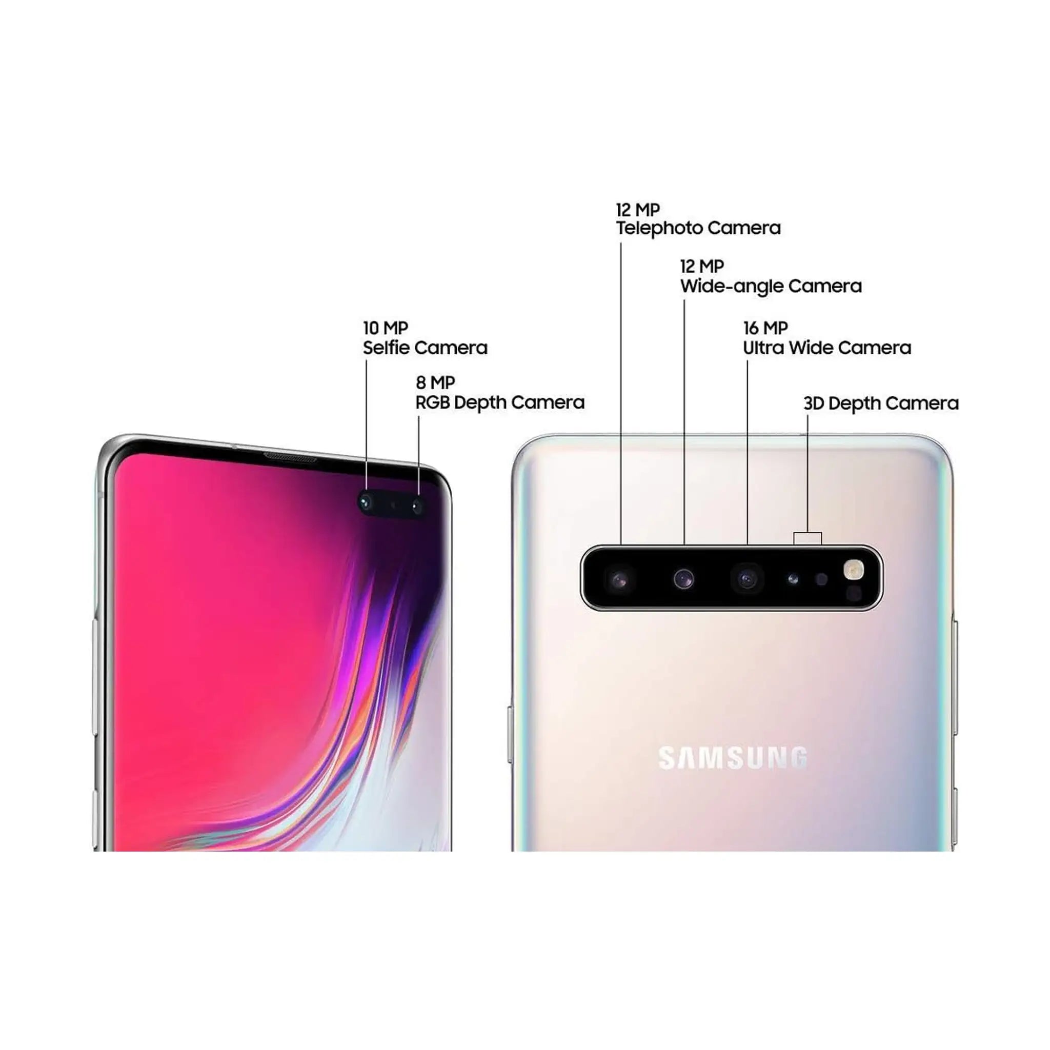 Samsung Galaxy S10 5G - 8GB RAM, 512GB Storage, Silver