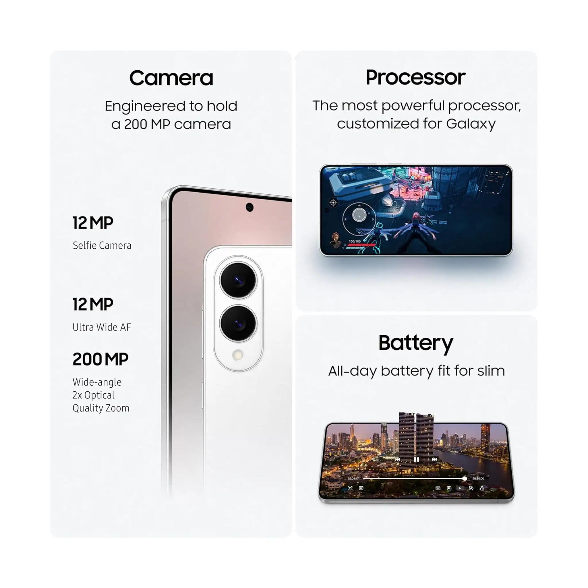Samsung Galaxy S25 Edge – AI Smartphone, 256GB, 12GB RAM, 200MP Camera