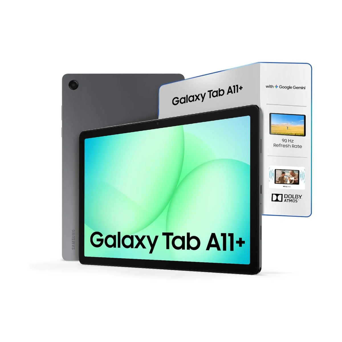 Samsung Galaxy Tab A11+ 5G Tablet – 11" 90Hz, 8GB RAM, 256GB, Wi-Fi + 5G, Dolby Atmos Quad Speakers, Gray