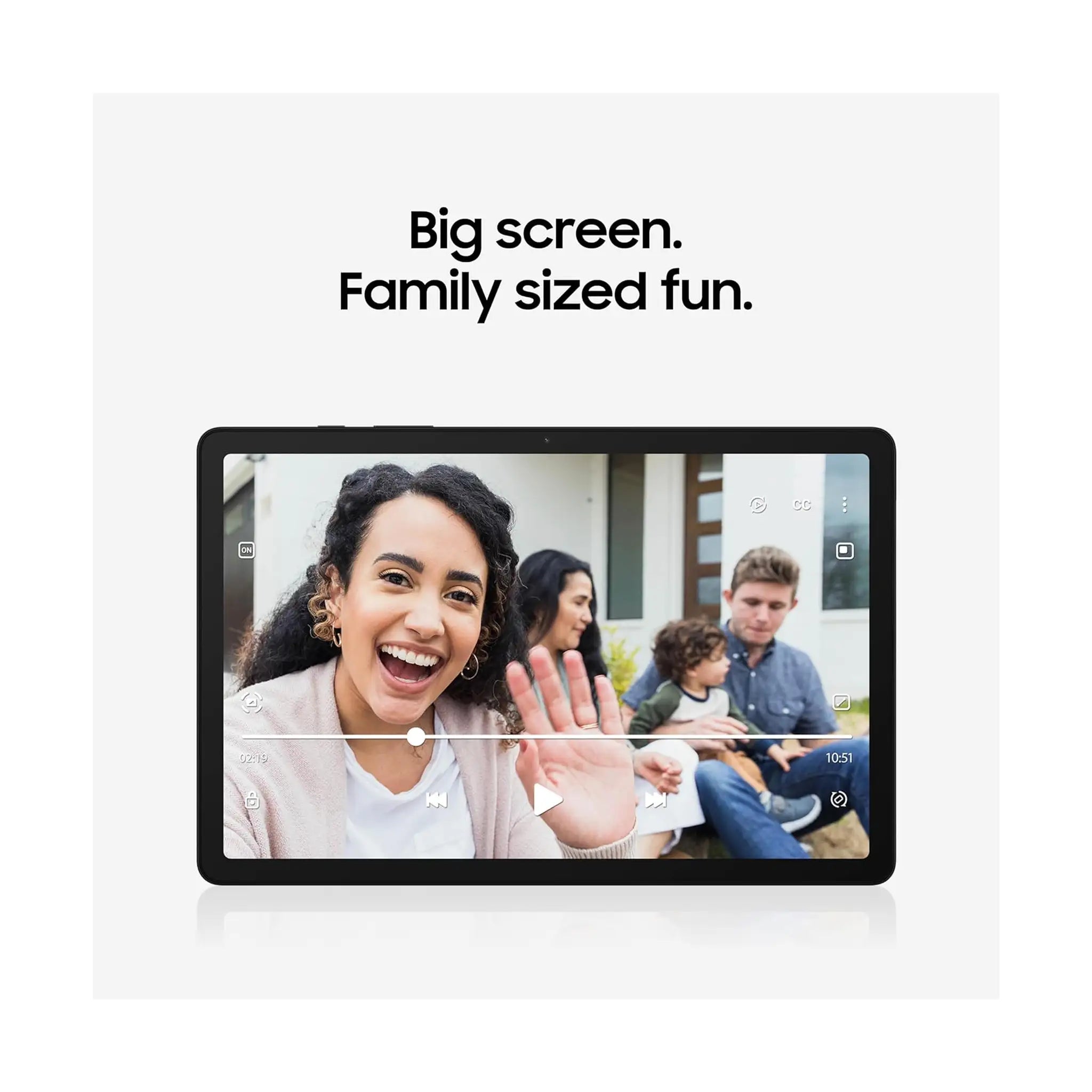 Samsung Galaxy Tab A9+ Upgraded Chipset, 4GB RAM, 64GB Storage - Silver