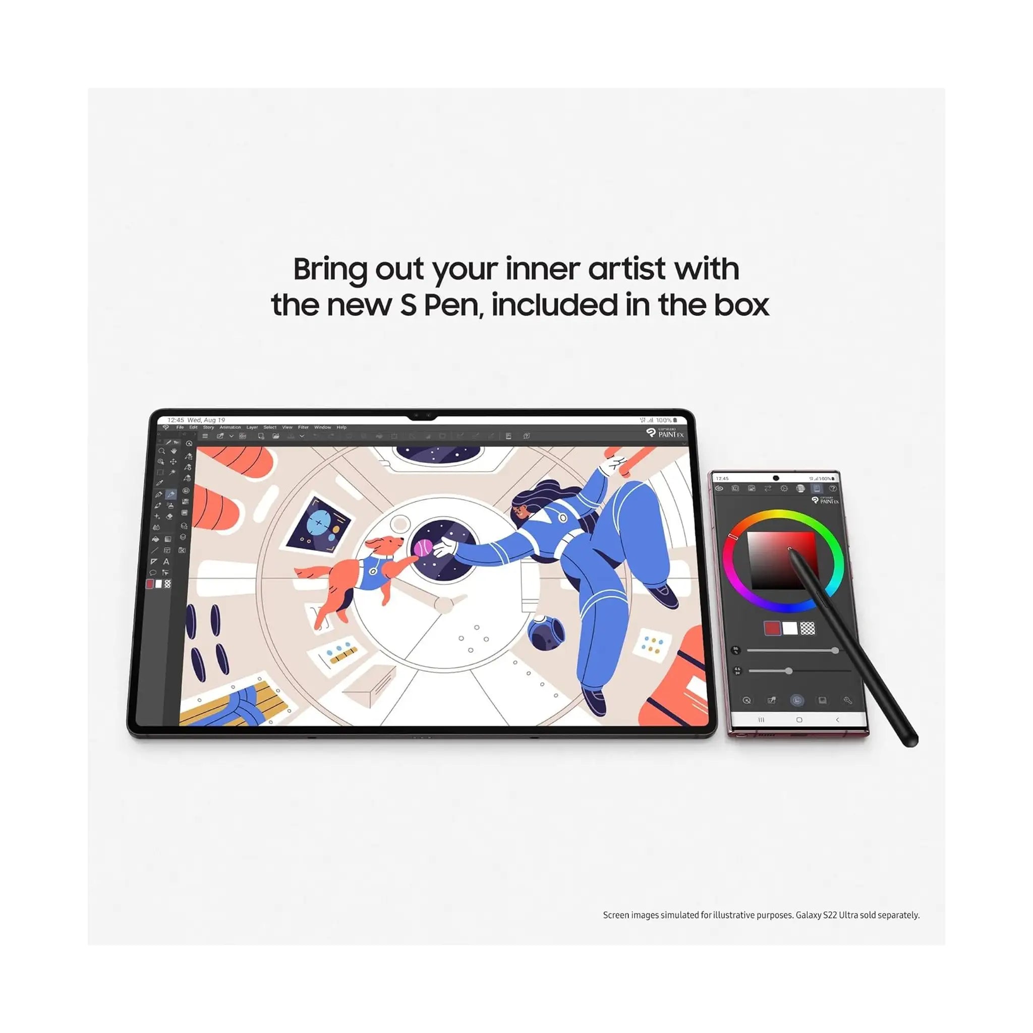 Samsung Galaxy Tab S8+ with S Pen - 5G, 128GB RAM