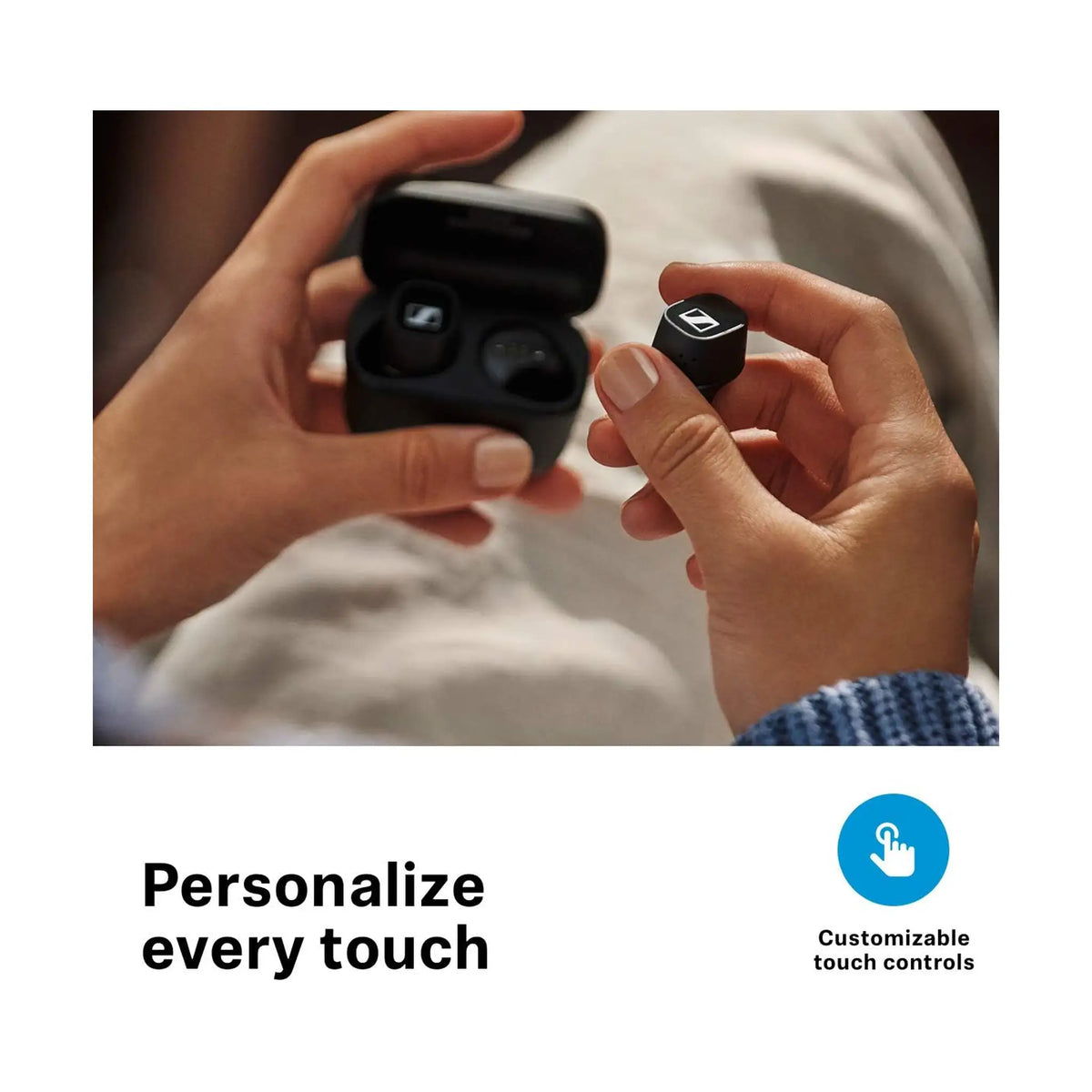 Sennheiser CX 400BT True Wireless Earbuds - White