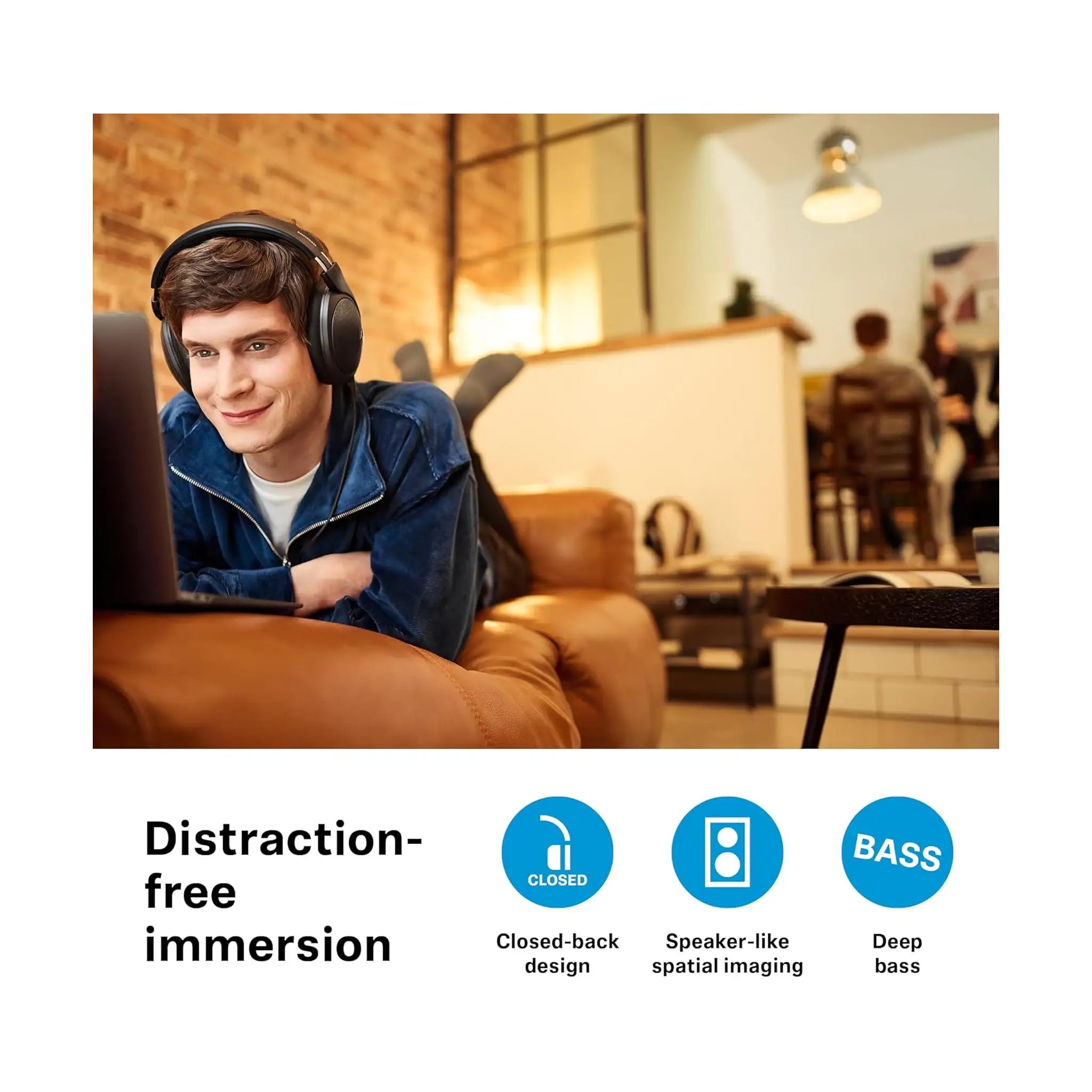 Sennheiser HD 620S Closed-Back Headphones - Black