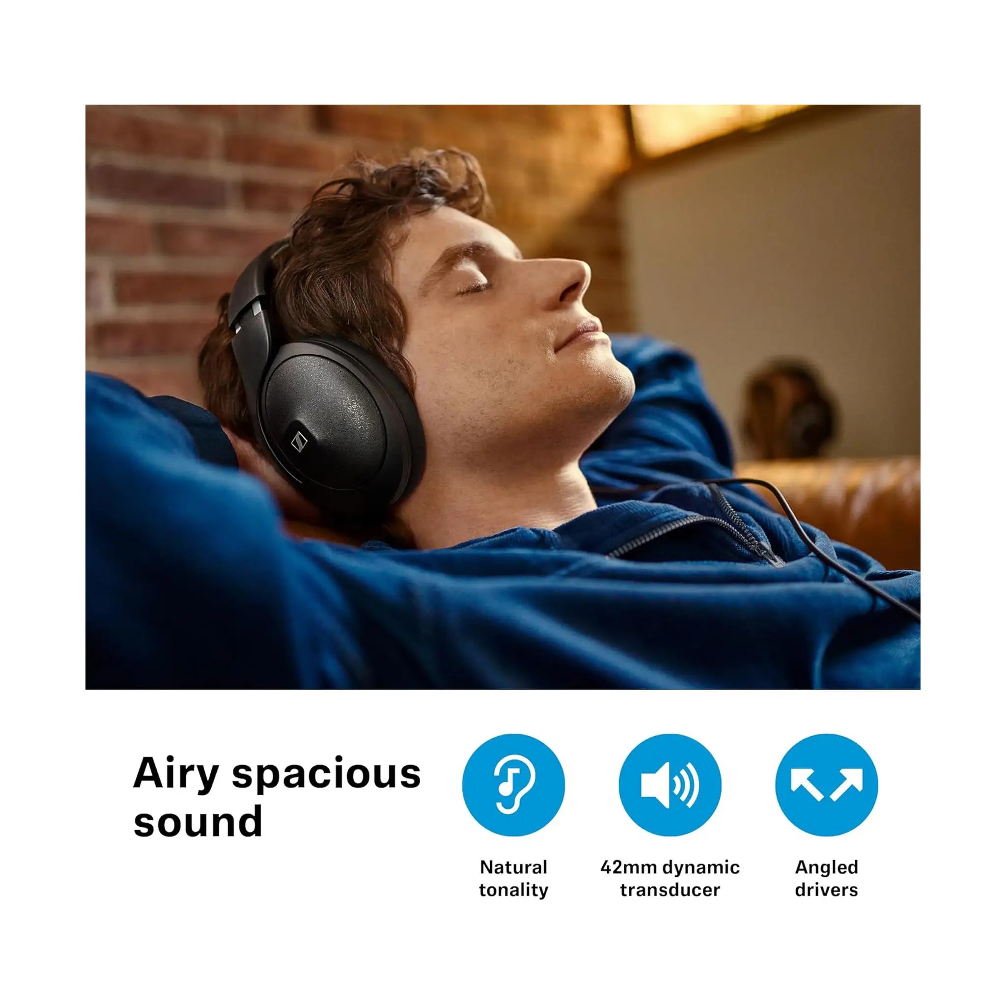 Sennheiser HD 620S Closed-Back Headphones - Black