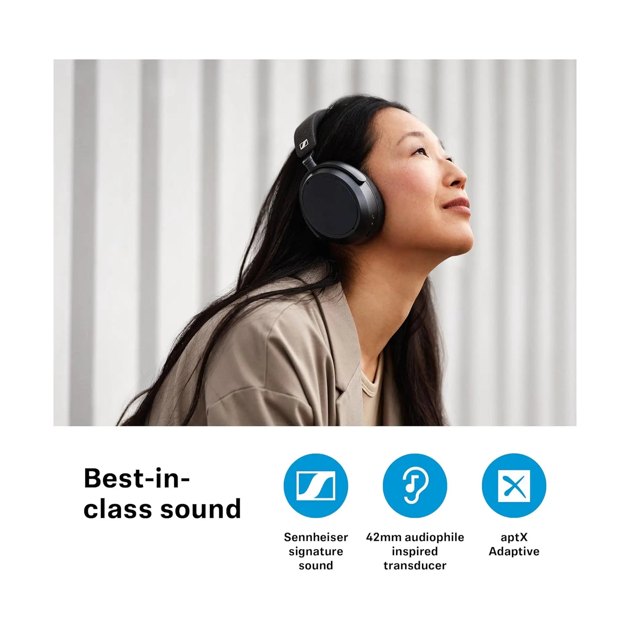 Sennheiser MOMENTUM 4 Wireless Headphones with Adaptive Noise Cancellation