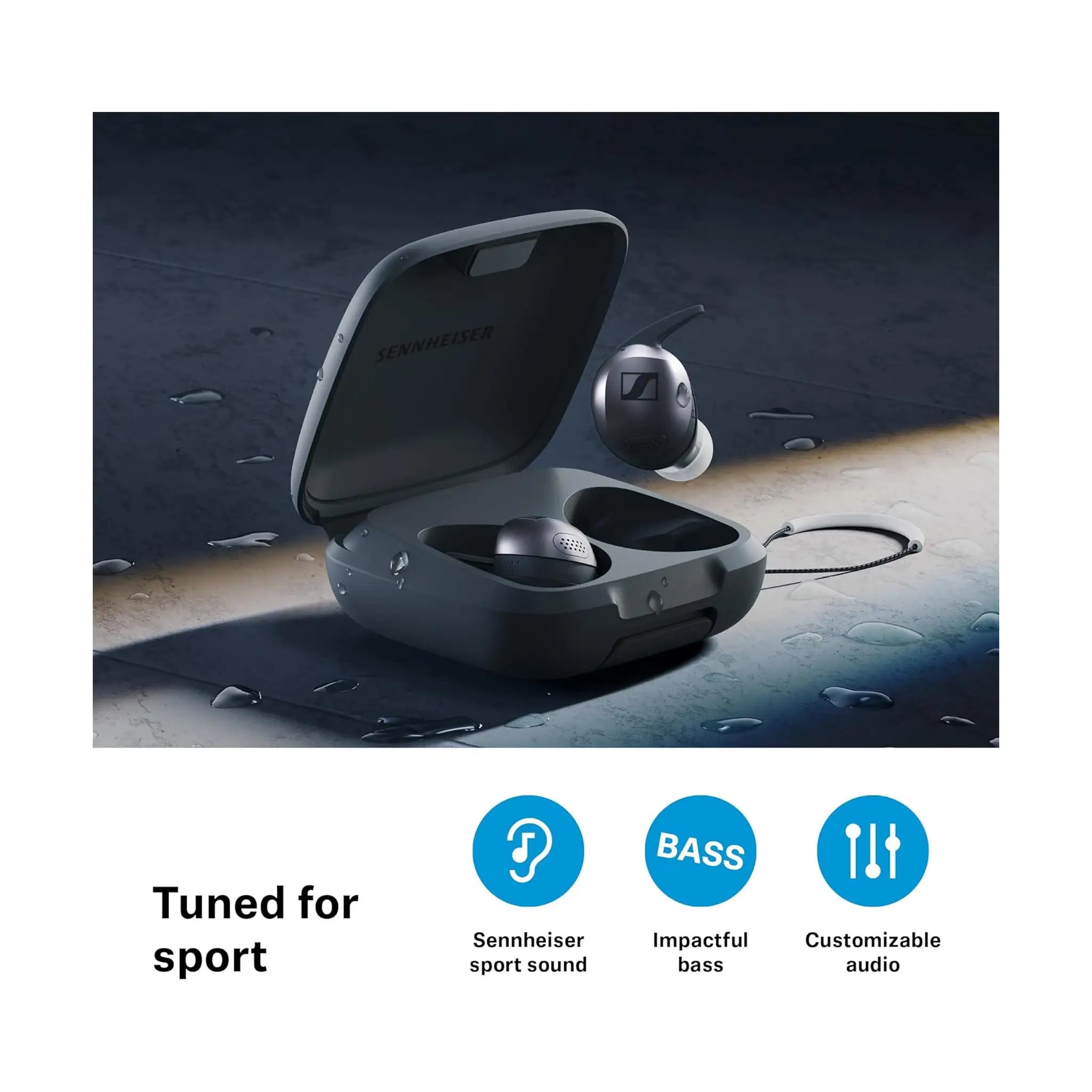 Sennheiser MOMENTUM Sport Earbuds with Fitness Tracking