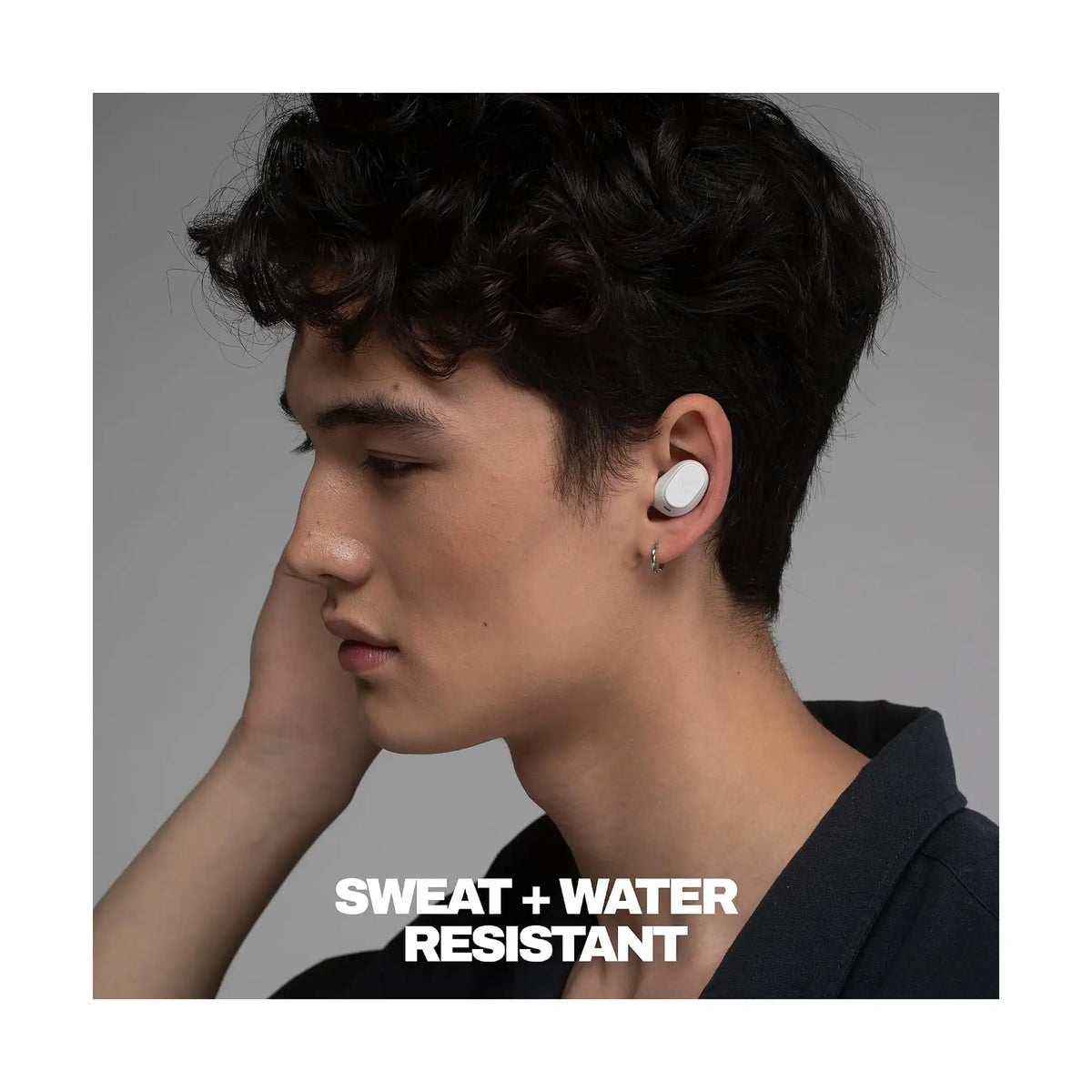 Skullcandy Dime 360 True Wireless Earbuds – Noise Isolating Fit, up to 28 Hours Battery, Clip-Anywhere Case, Bone White