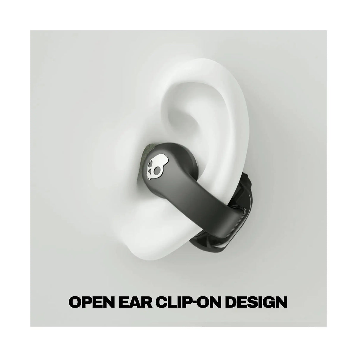 Skullcandy Push 720 Open-Ear True Wireless Earbuds – 14mm Drivers, IP67, Google Fast Pair, Wireless Charging Case, up to 30 Hours Battery, Black
