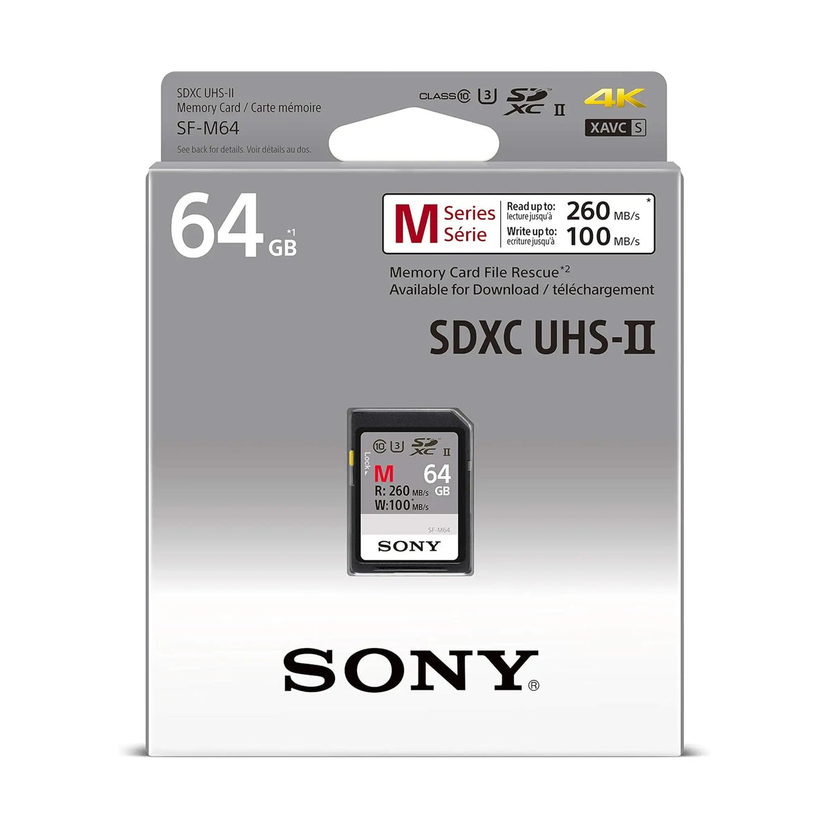 Sony 64GB M Series UHS II SDXC Memory Card