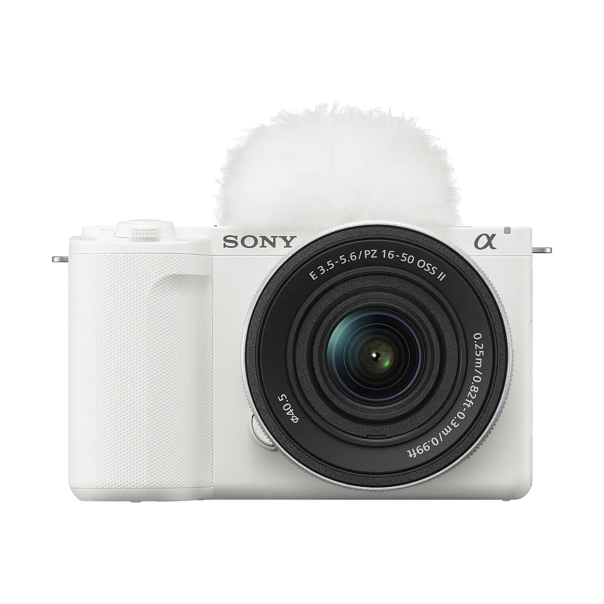 Sony Alpha ZV E10 Mirrorless Vlog Camera (APS C) with 16-50mm Lens kit - White