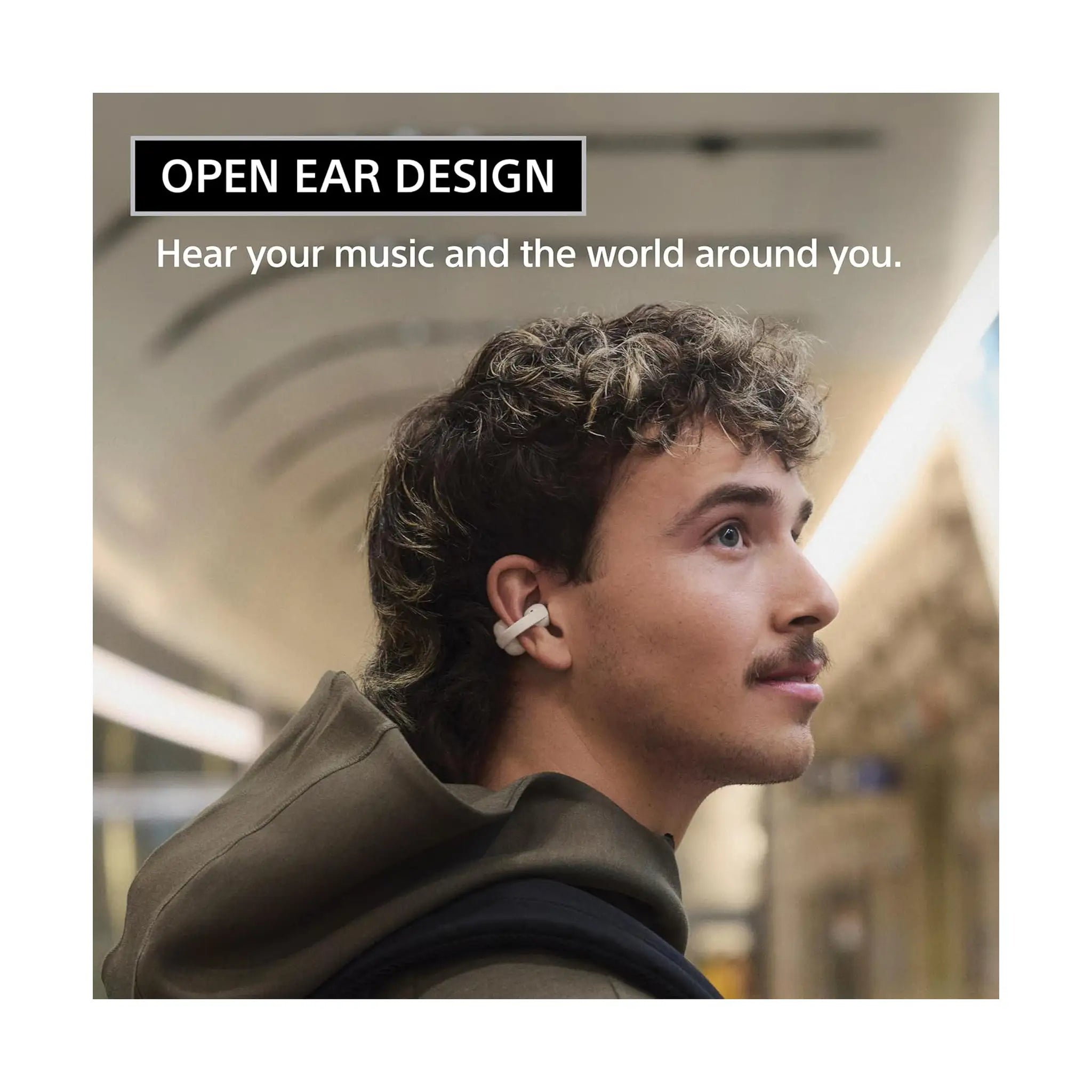 Sony LinkBuds Clip Open-Ear Truly Wireless Earbuds