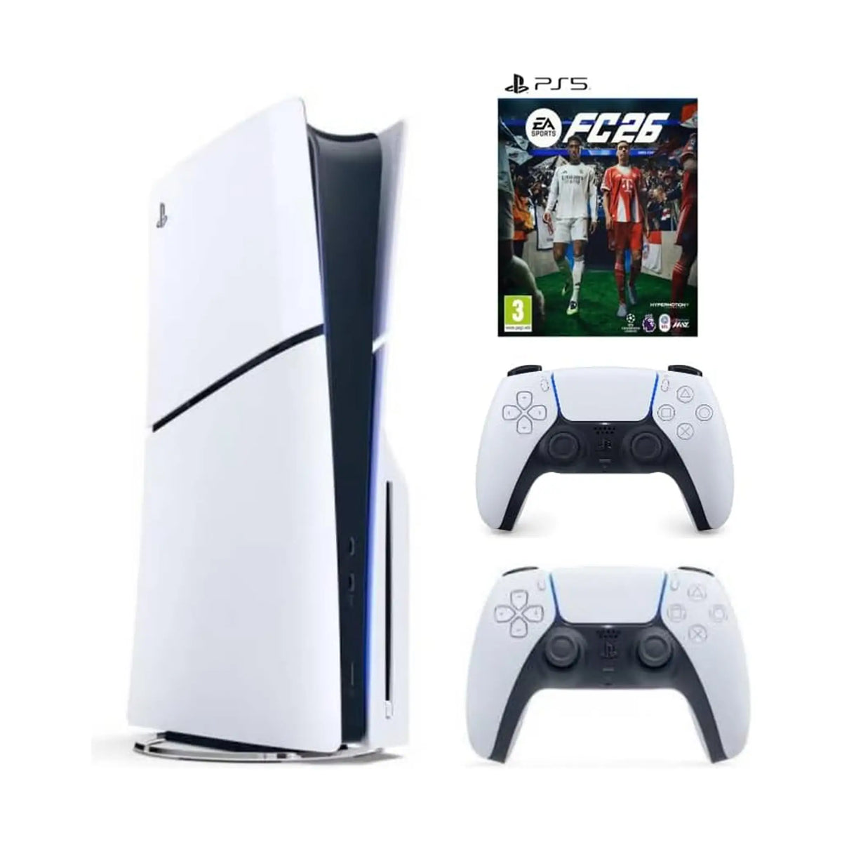 Sony PlayStation 5 Slim Disc Console + FC 26 Game