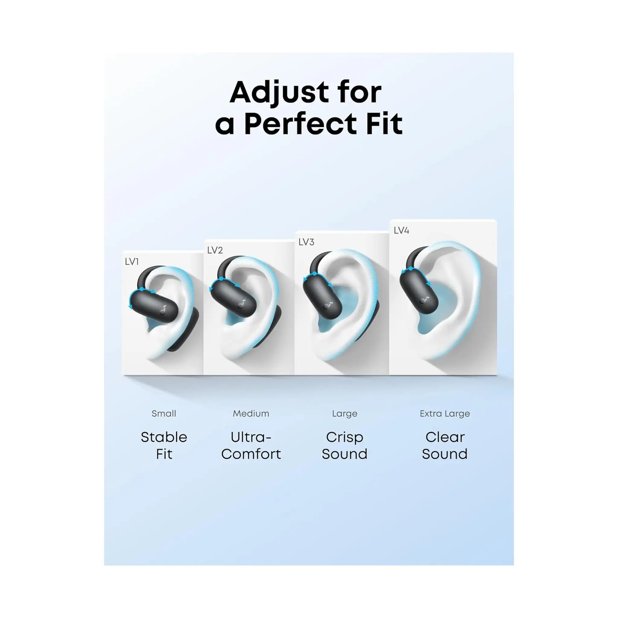 Soundcore by Anker AeroFit 2 Open-Ear Bluetooth Earphones