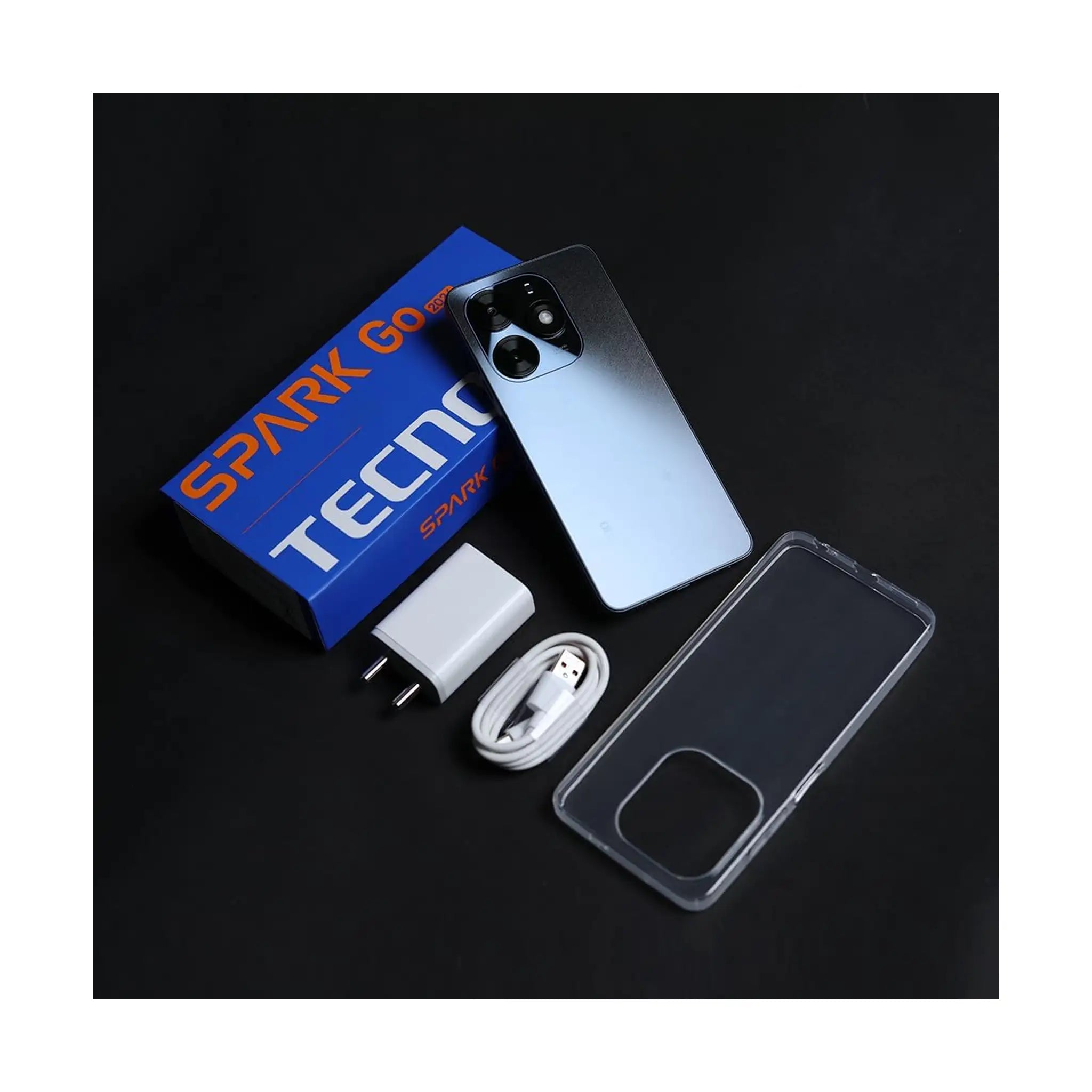 Tecno Spark Go 2024 - Dual SIM - 3GB RAM - 64GB Storage - 4G - Gravity Black
