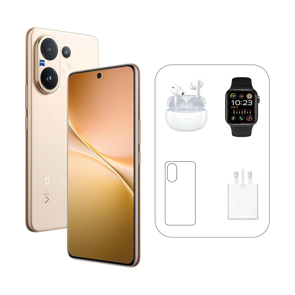 Vivo V60 5G – 50MP ZEISS Camera, 3D Curved 120Hz AMOLED, 6500mAh, IP69