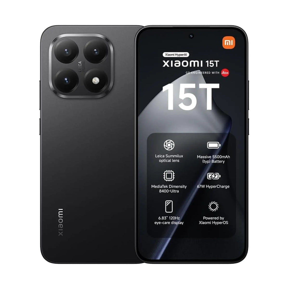 Xiaomi 15T - 6.83" 120Hz Display - MediaTek Dimensity 8400-Ultra