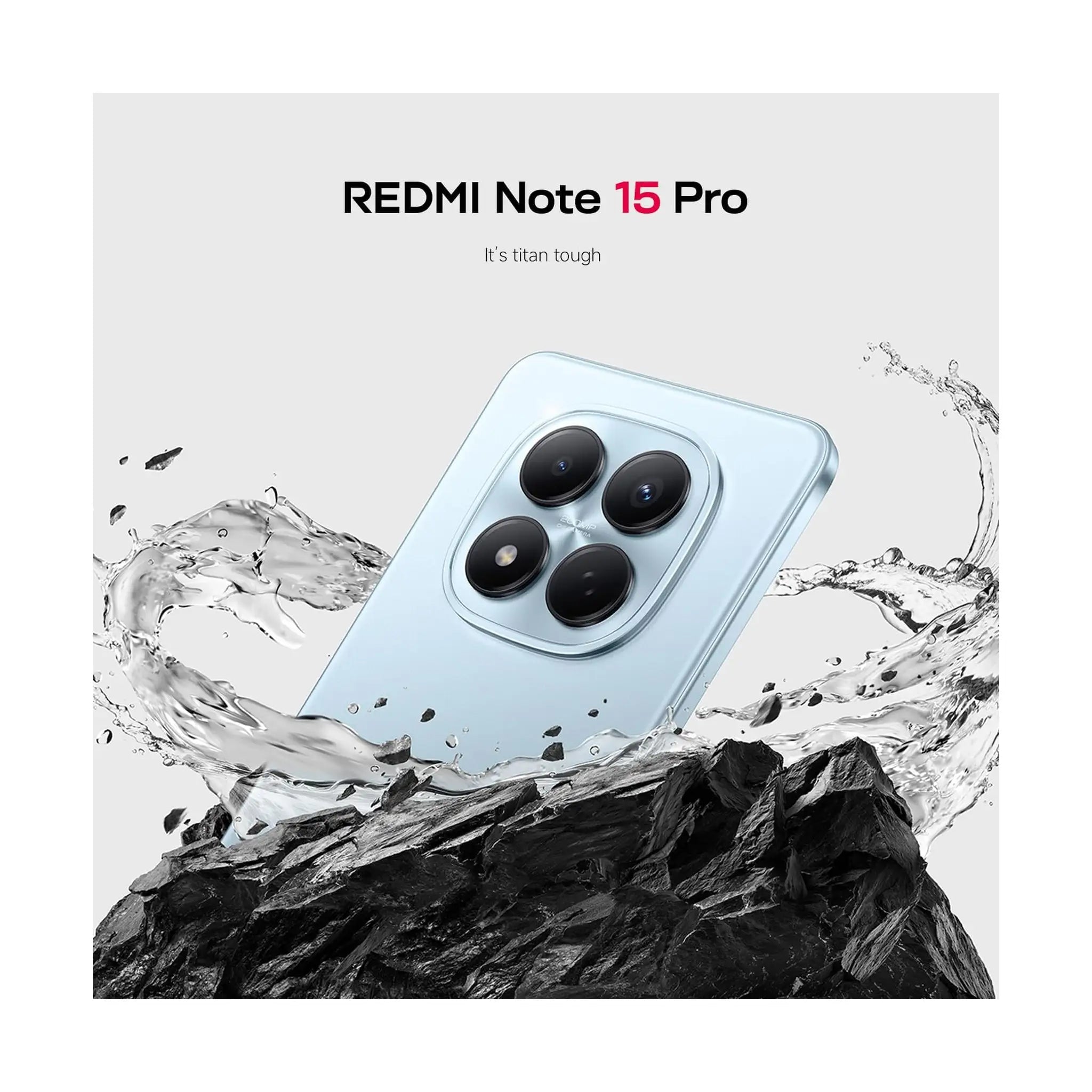 Xiaomi Redmi Note 15 Pro Smartphone – 8GB RAM, 256GB Storage, 6.77" FHD+ AMOLED Display, 6500mAh Battery
