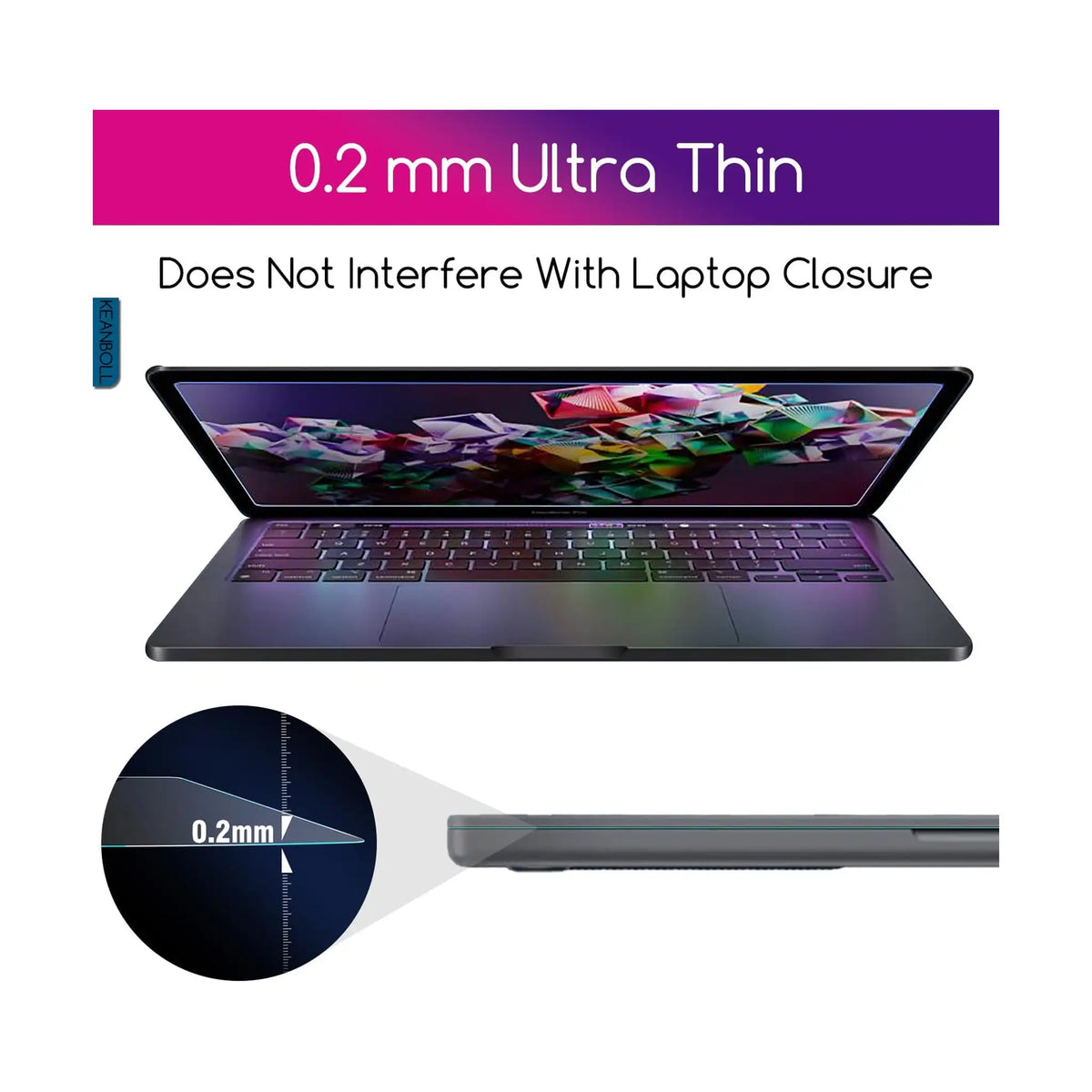 2‑Pack Tempered Glass Screen Protector for Lenovo Yoga Book 9i Dual 14" (2025) – Primary and Secondary Screens