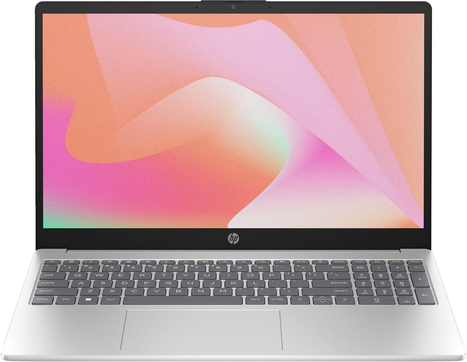 HP 15-fd0371nia laptop, 13Th gen intel core i7-1355U, 16GB ram, 512GB SSD, Nvidia MX570 2GB, 15.6″ FHD, Win 11 pro, Natural silver, Eng-Backlit keyboard (Upgraded)