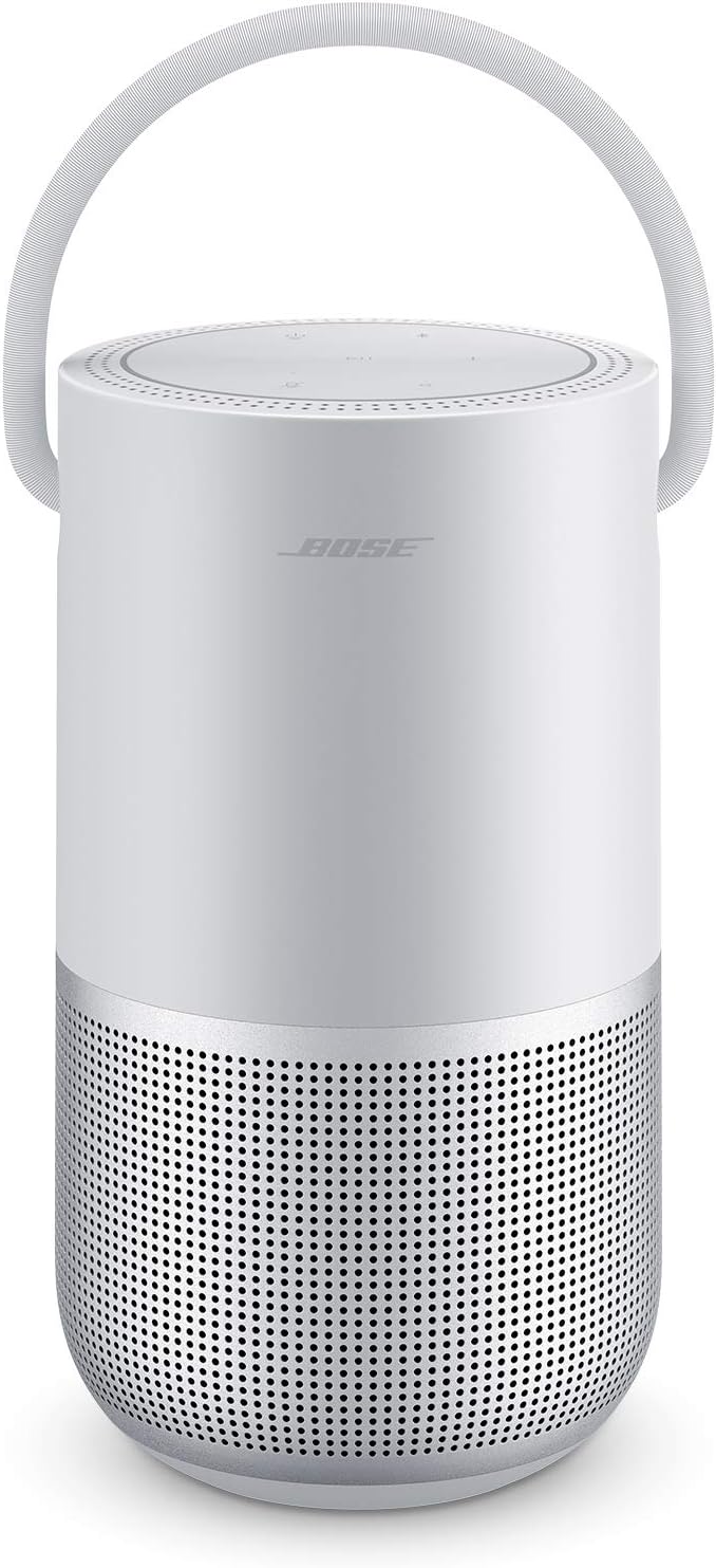 Bose Portable Smart Speaker;Water-Resistant Design With Spacious 360Â° Sound;Bluetooth;Wi-Fi And Airplay 2 - Luxe Silver