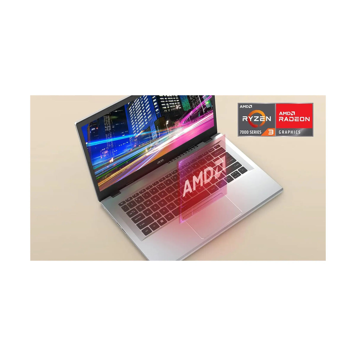 Acer Aspire 3 A315-24P - 15.6-inch Laptop - AMD Ryzen 3 7320U, 8GB RAM, 128GB SSD, Radeon Graphics
