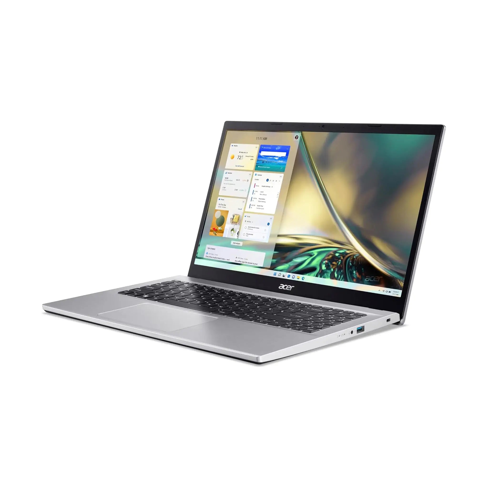 Acer Aspire 3 A315 - 15.6-inch Laptop - Intel Core i5-1235U, 8GB RAM, 512GB SSD FHD IPS ComfyView Display/Win 11 Home/Pure Silver"