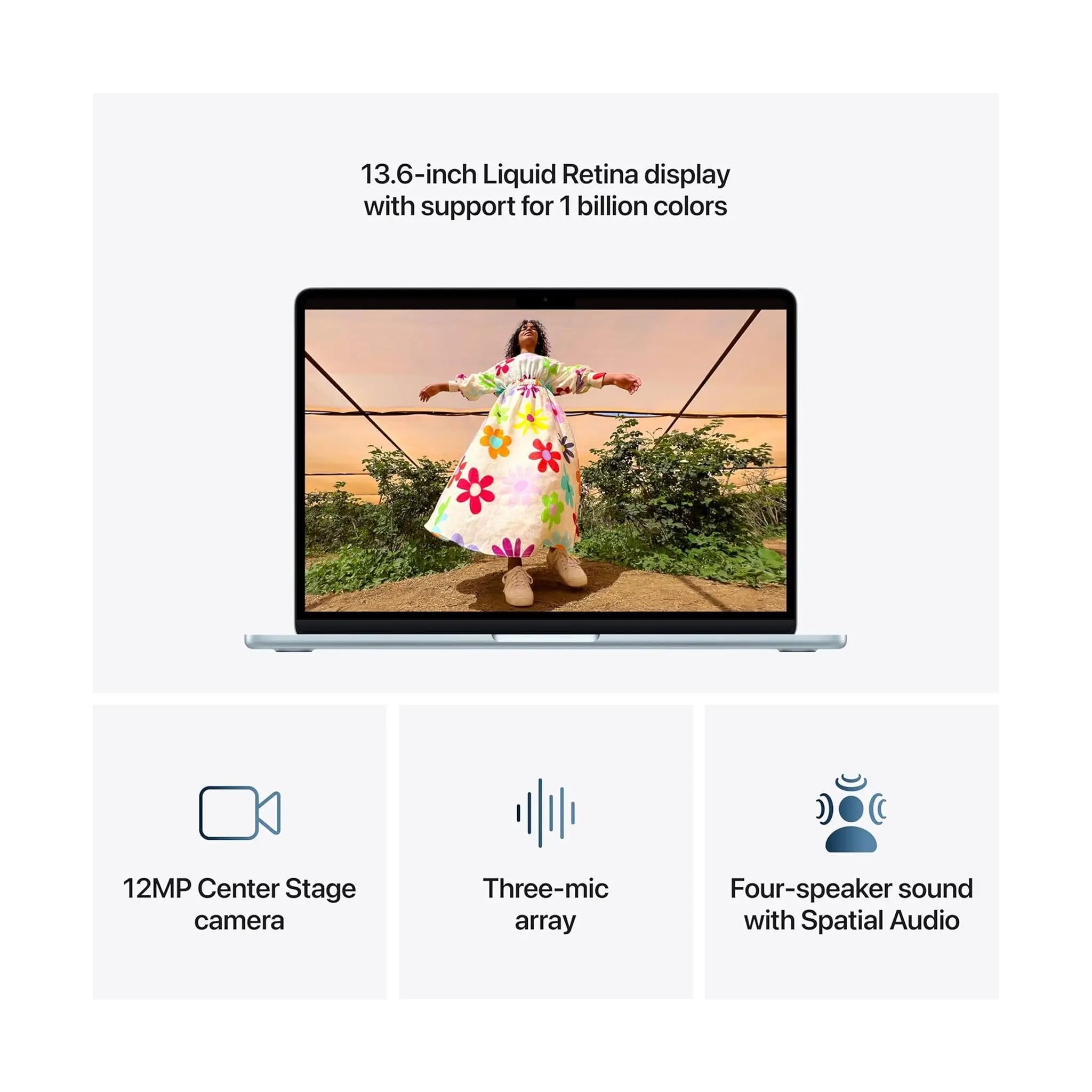 Apple 2026 MacBook Air 13" with M5 Chip – 13.6" Liquid Retina, 12MP Camera