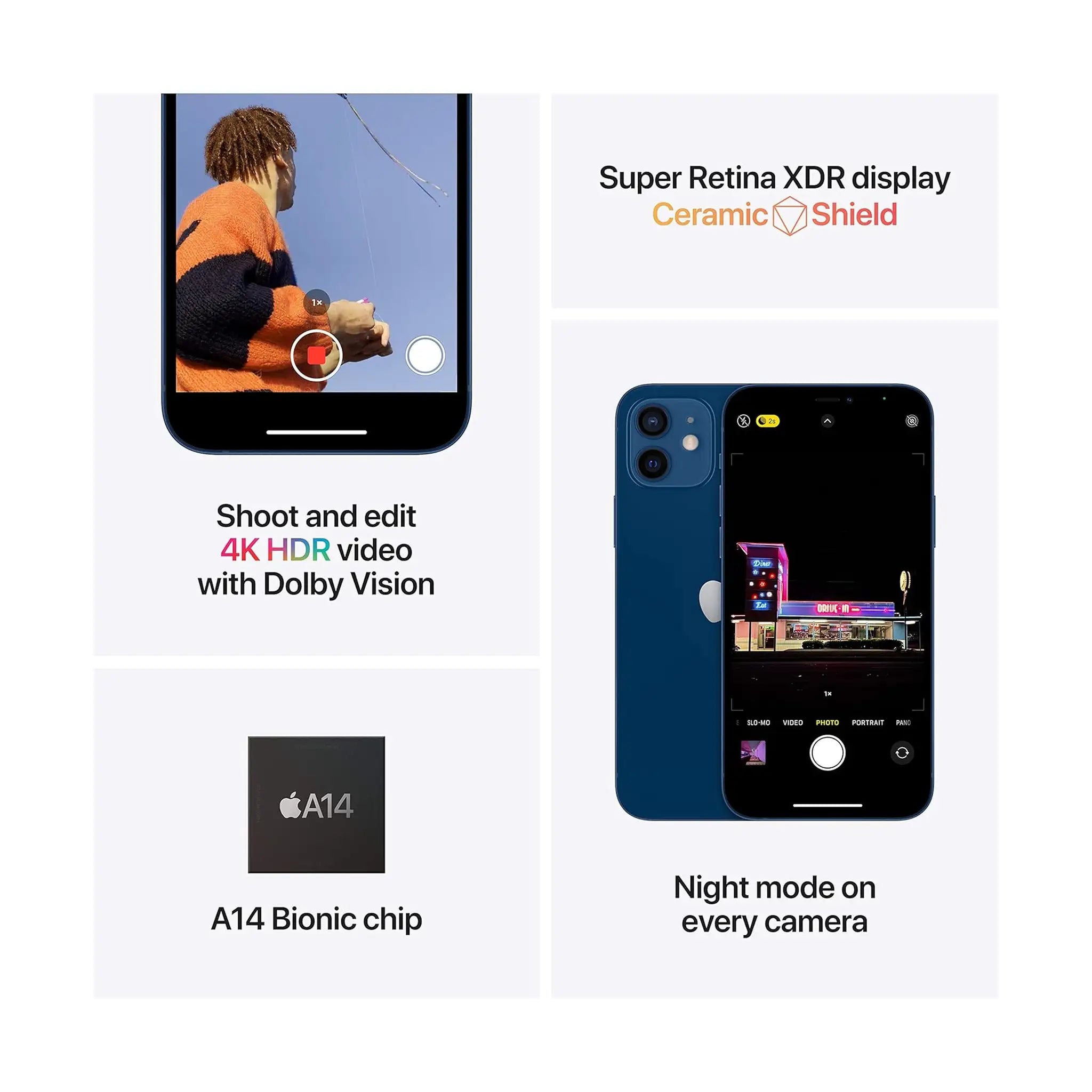 Apple iPhone 12 mini (128GB) - Blue - Refurbished