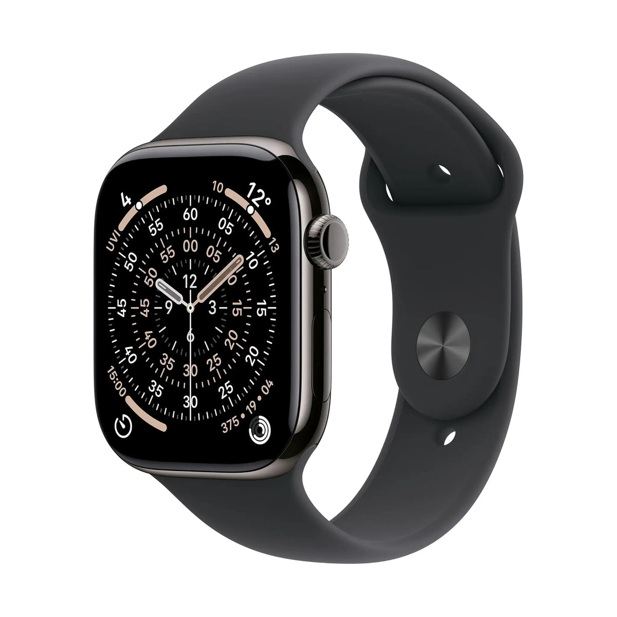 #Color_Slate Titanium, Black Sport Band