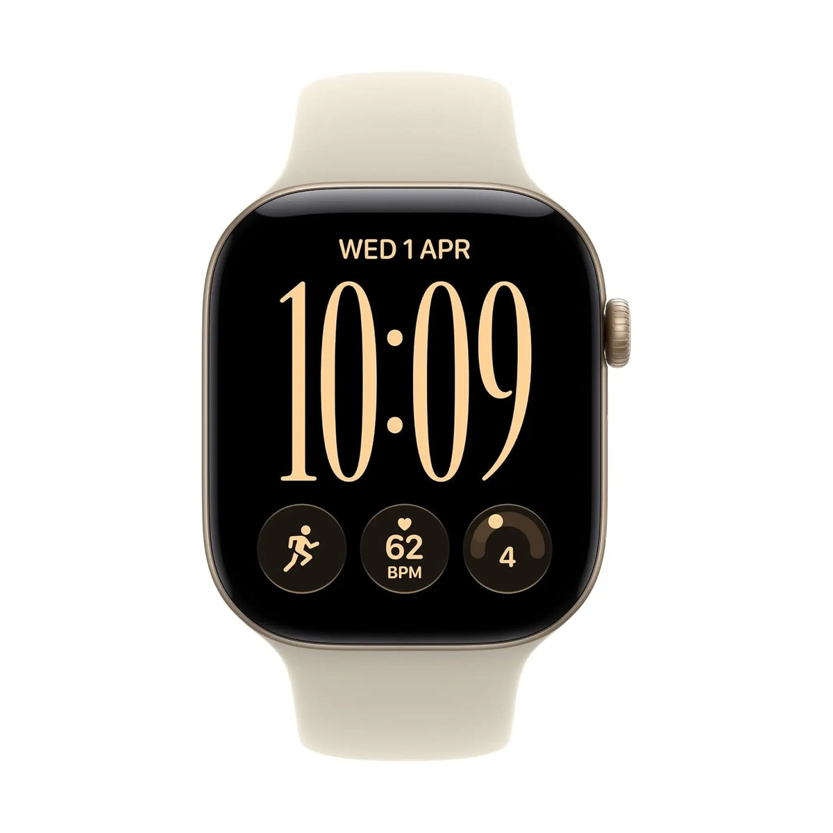 #Color_Light Gold Aluminum, Sand Sport Band