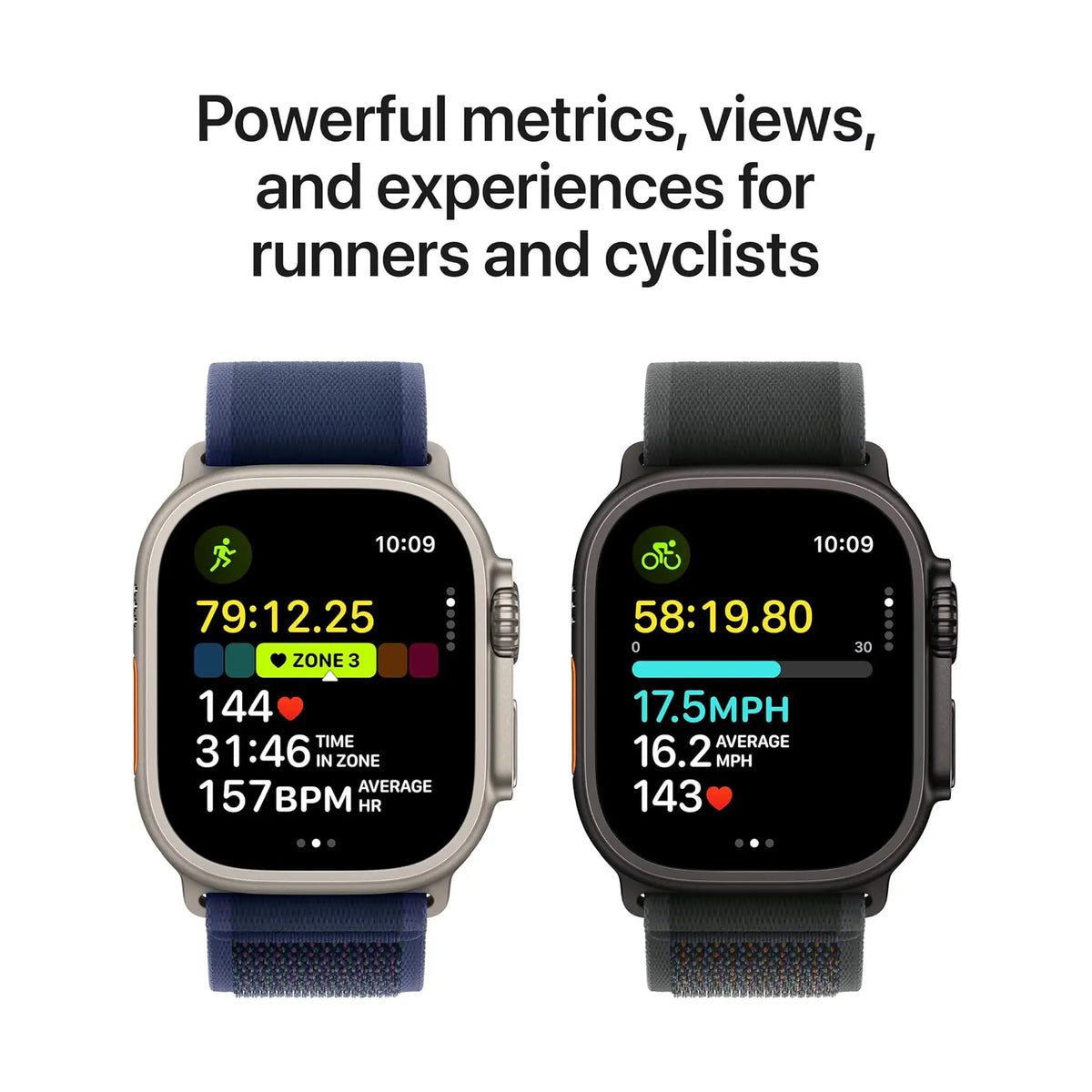 Apple Watch Ultra 2 49mm Smartwatch – GPS + Cellular, Precision GPS, Extra-Long Battery Life, Black Titanium Case with Dark Green Alpine Loop (Large)
