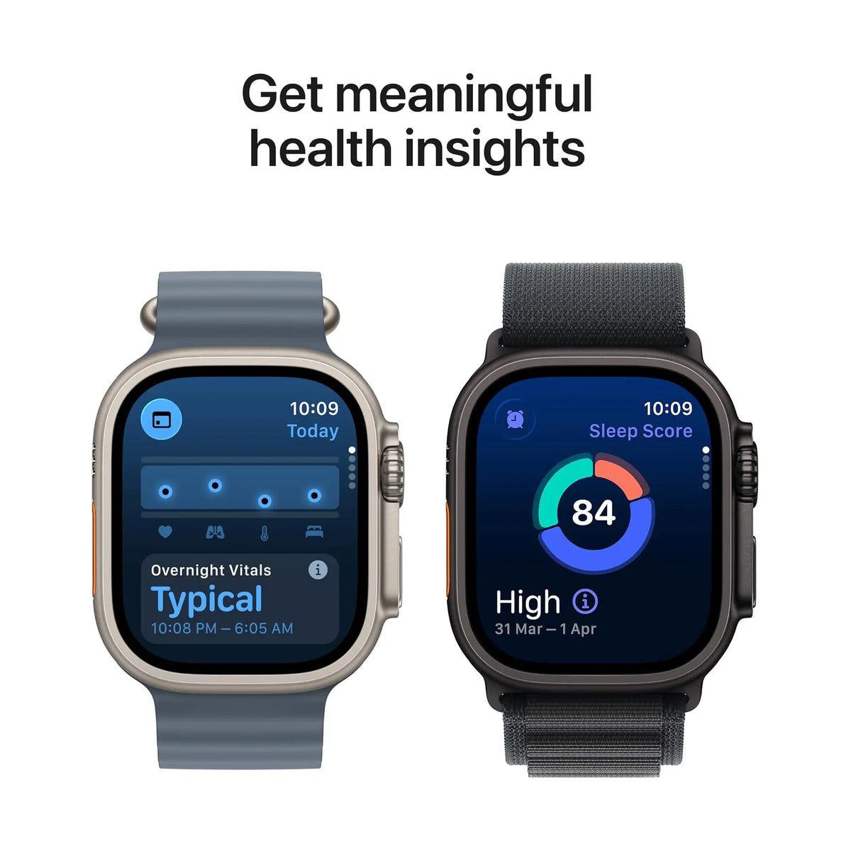 Apple Watch Ultra 3 49mm Smartwatch – GPS + Cellular, Rugged Titanium Case, Advanced Health and Fitness Tracking, Medium Band