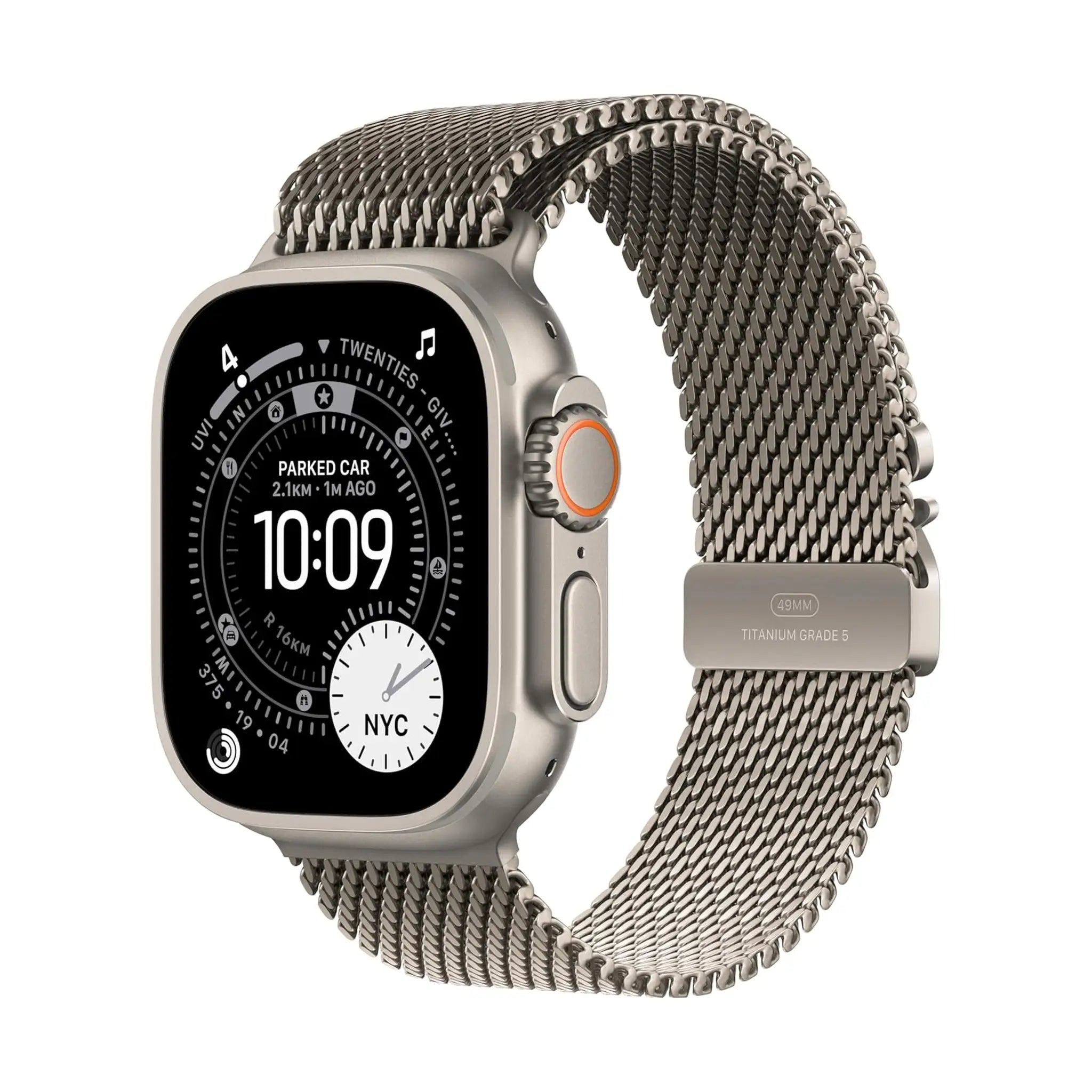 #Color_Natural Titanium / Titanium Milanese Loop