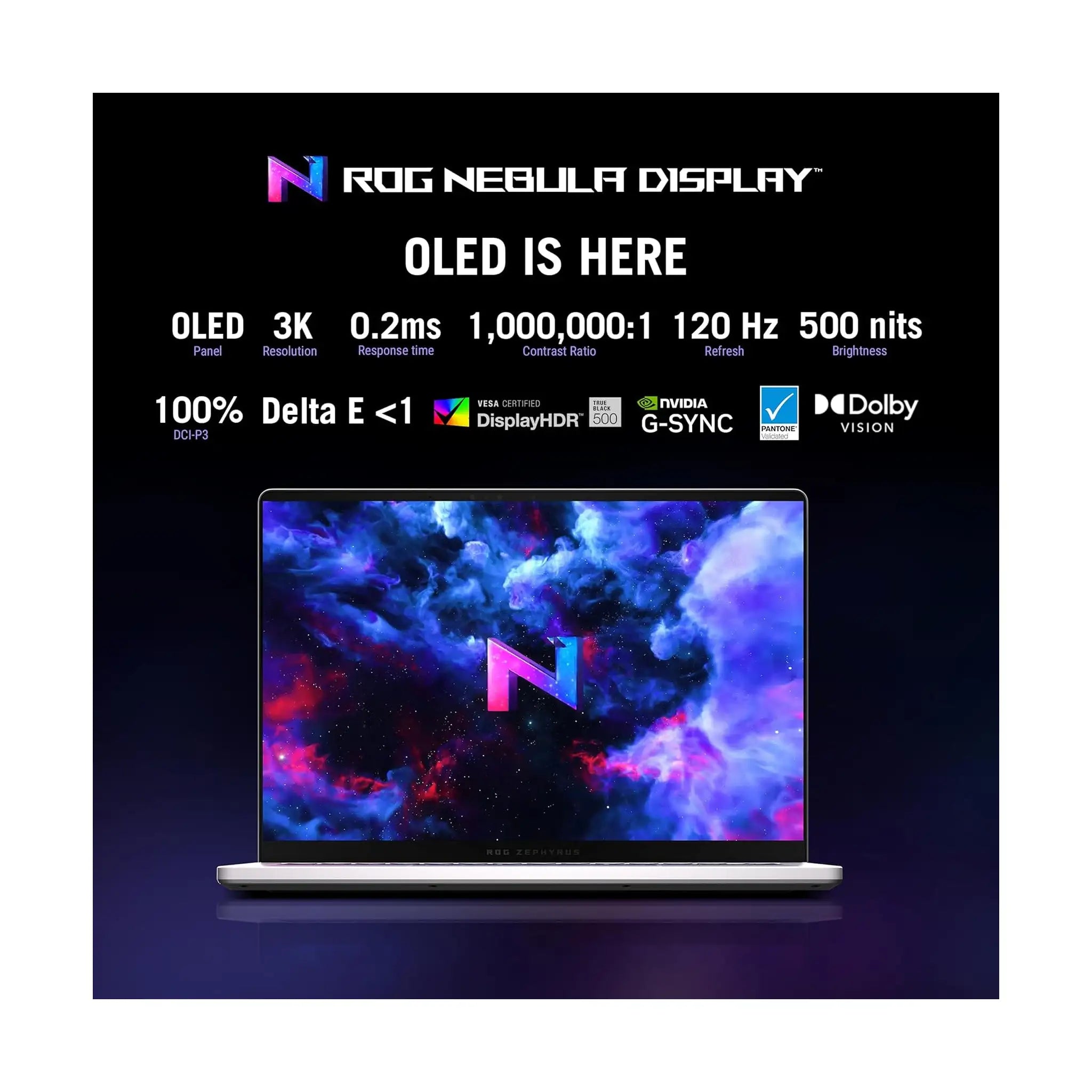 ASUS ROG Zephyrus G14 Gaming Laptop (2025) – 14" 3K OLED 120Hz, Ryzen 9 270, GeForce RTX 5050, 16GB RAM, 1TB SSD, Windows 11