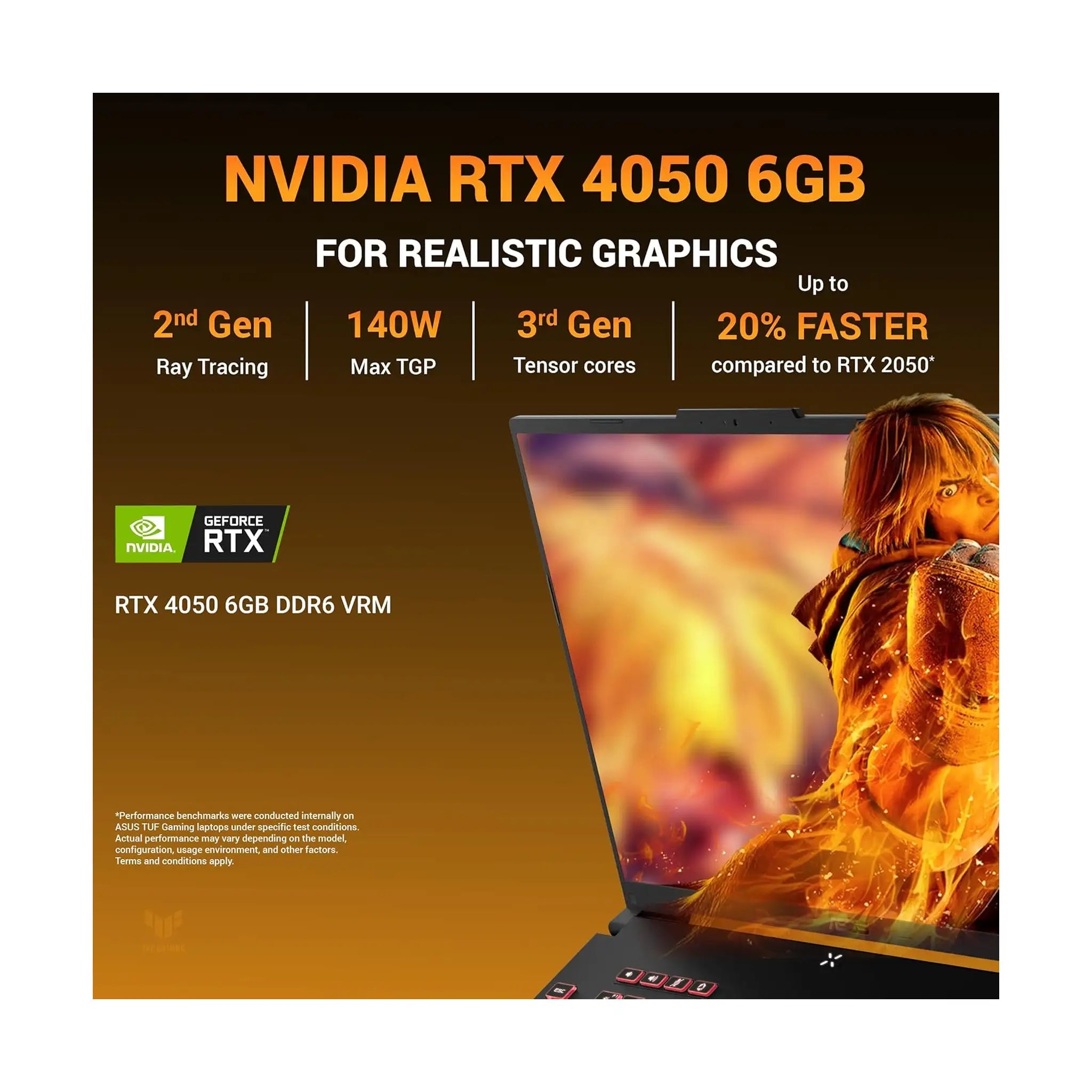 ASUS TUF A16 (2025) Gaming Laptop – 16" FHD+ 144Hz, Ryzen 7 7445HS, GeForce RTX 4050, 16GB RAM, 1TB SSD, Windows 11