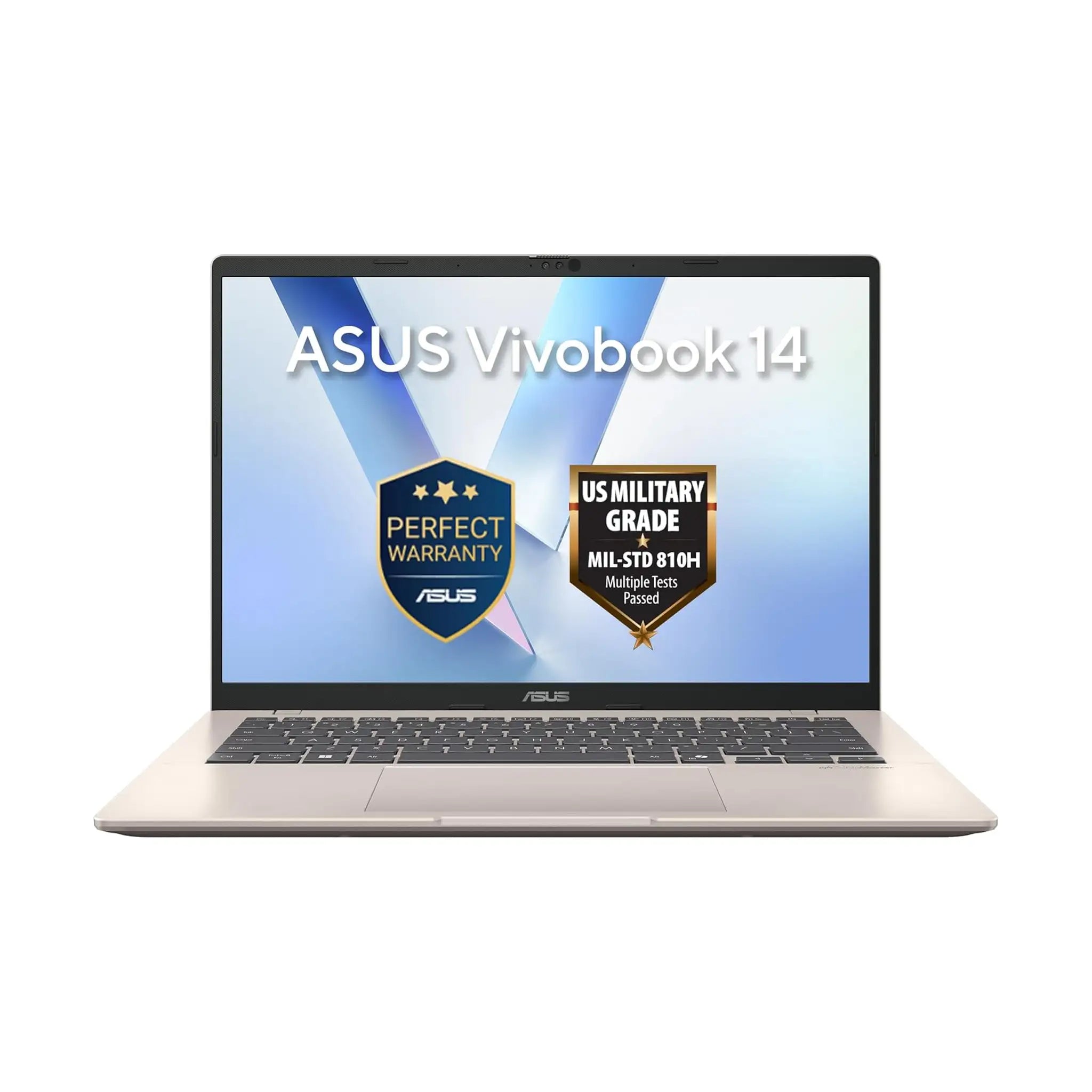 ASUS Vivobook 14 AI PC (2025) M1407KA – 14" WUXGA, Ryzen AI 5 330, 16GB RAM, 512GB SSD, Windows 11, Platinum Gold