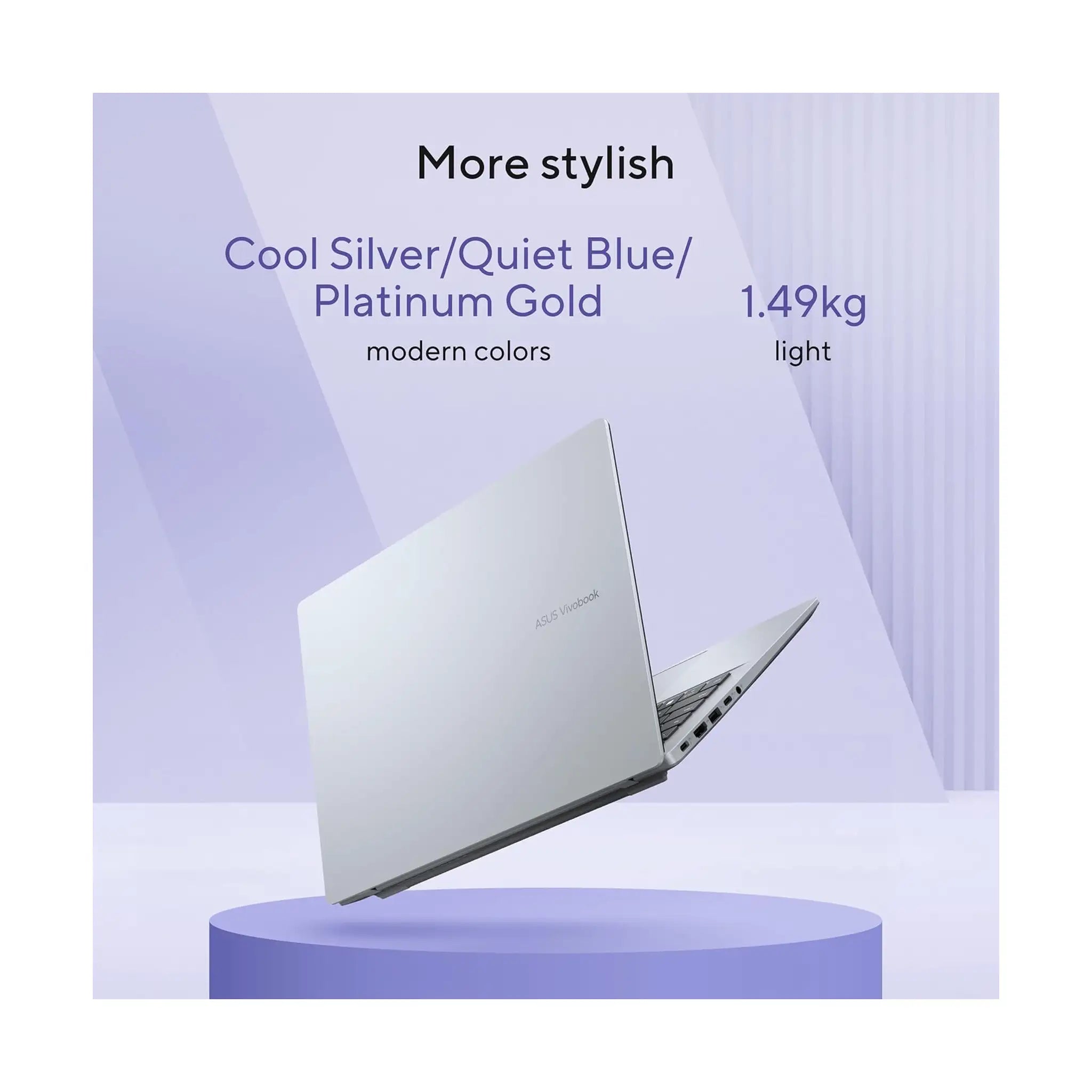 ASUS Vivobook 14 Copilot+ PC  (2025) – 14" WUXGA, Snapdragon X X126100, 16GB RAM, 1TB SSD, Windows 11 Home, Platinum Gold [X1407QA-LY046W]