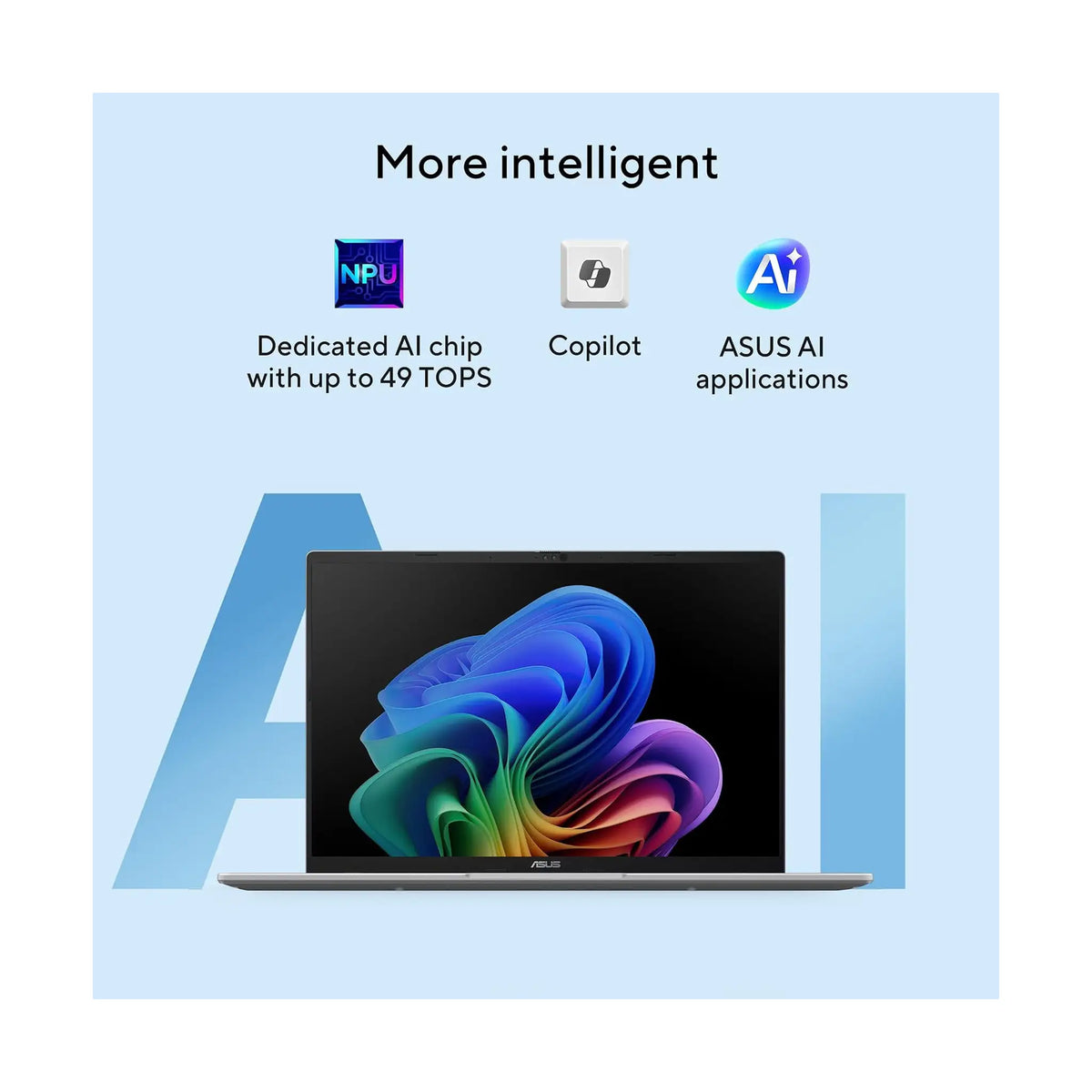 ASUS Vivobook 16 X1607CA Laptop (2025) – 16" WUXGA, Intel Core Ultra 5 225H, 16GB RAM, 512GB SSD, Windows 11, Cool Silver