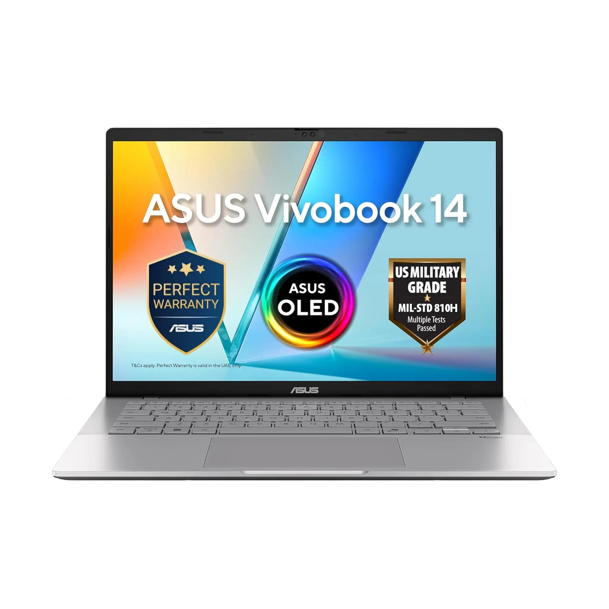 ASUS Vivobook S14 M3407KA – 14" WUXGA OLED, Ryzen AI 5 330, 16GB RAM, 512GB SSD, Windows 11, Cool Silver